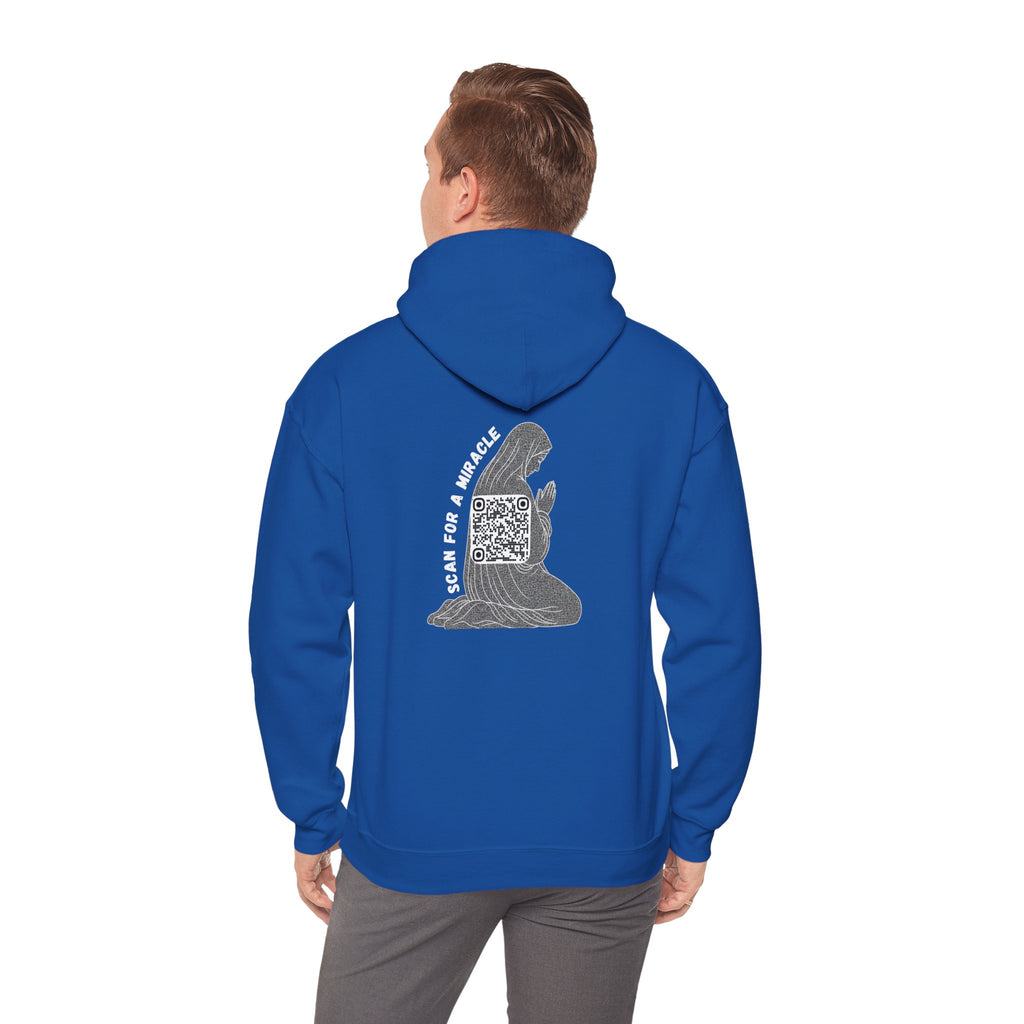 Miracle QR Unisex Kangaroo Pockets Hoodie