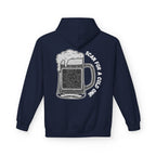 Beer Mug QR Unisex Kangaroo Pockets Hoodie