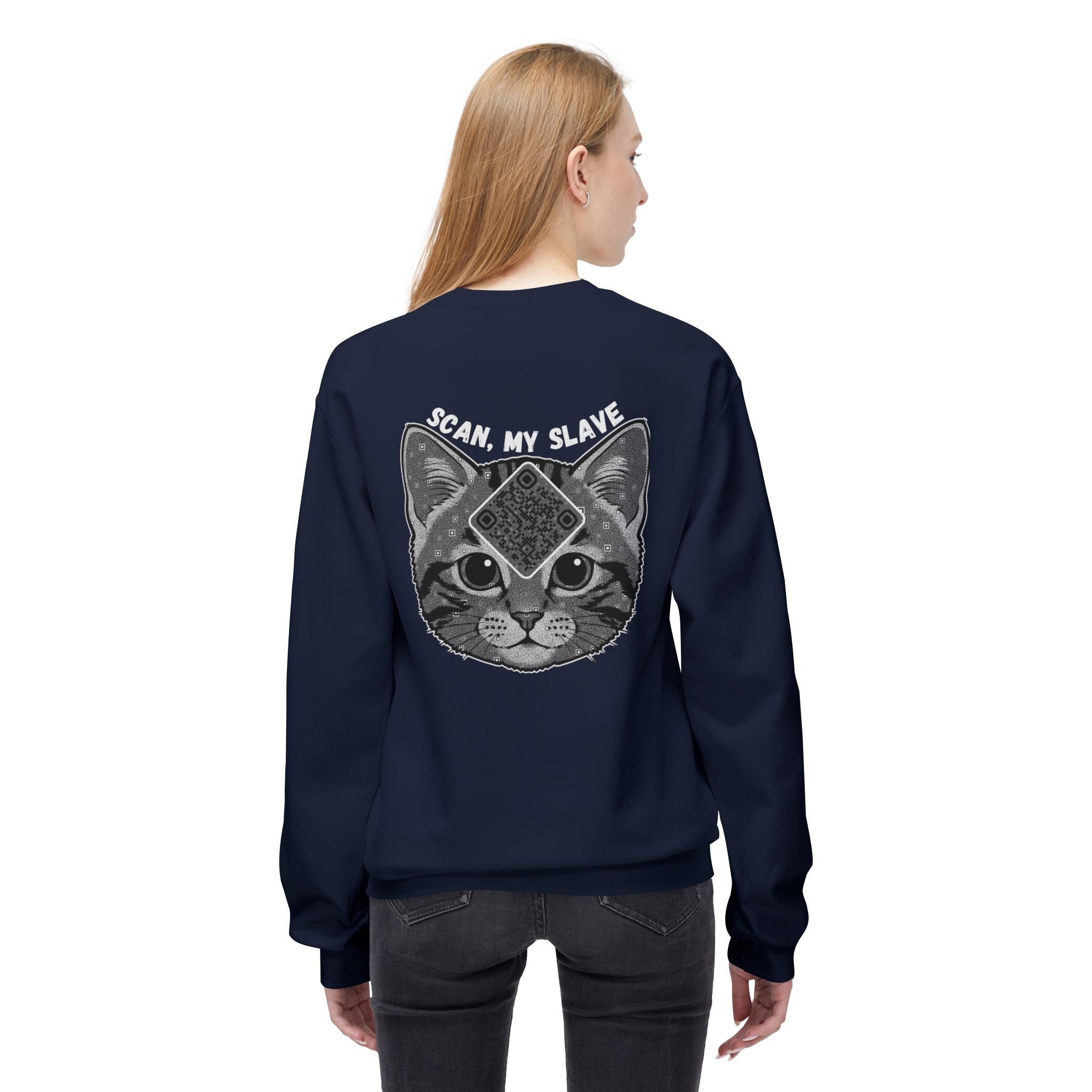 Cat QR Unisex Sweatshirt