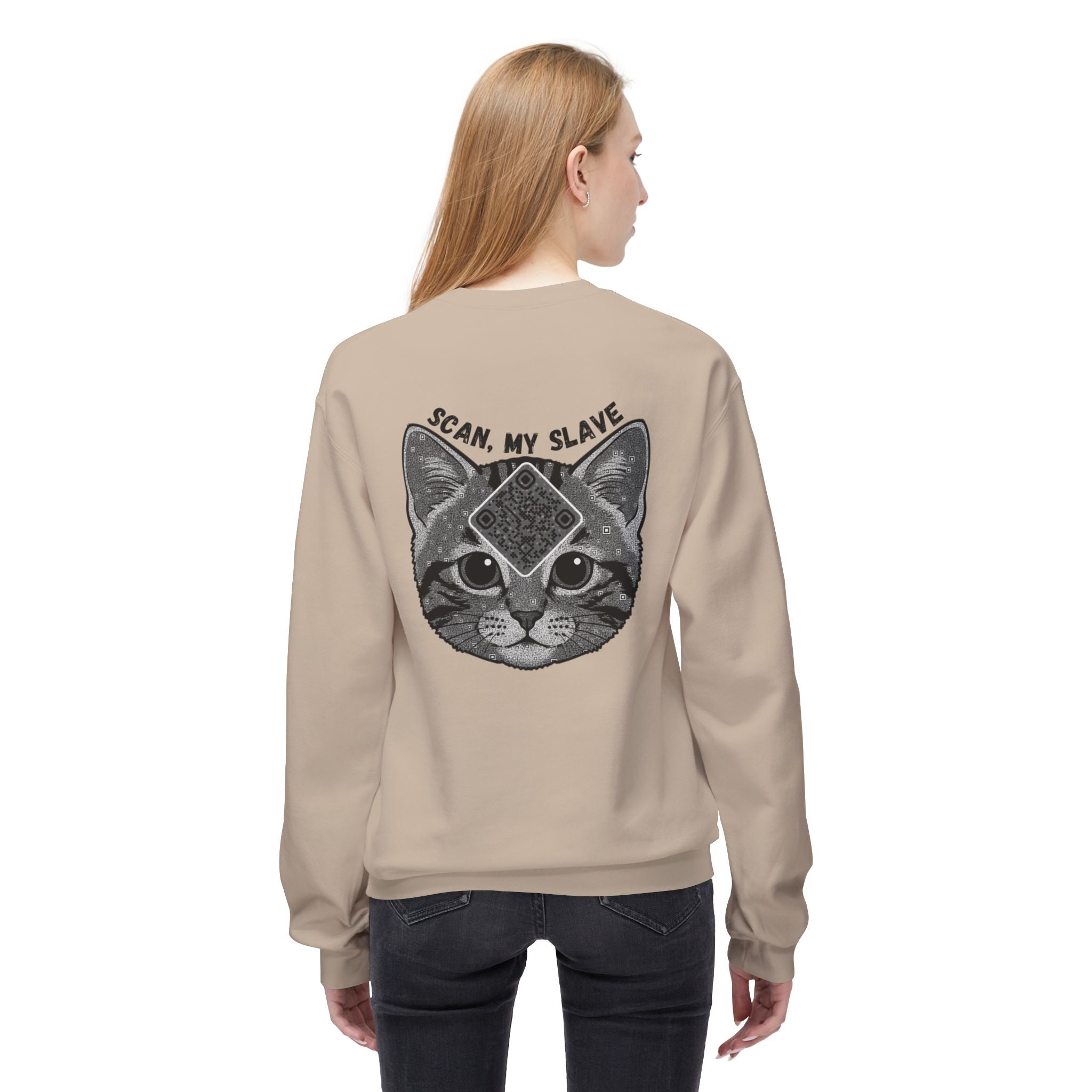 Cat QR Unisex Sweatshirt
