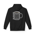 Caffeine QR Unisex Kangaroo Pockets Hoodie
