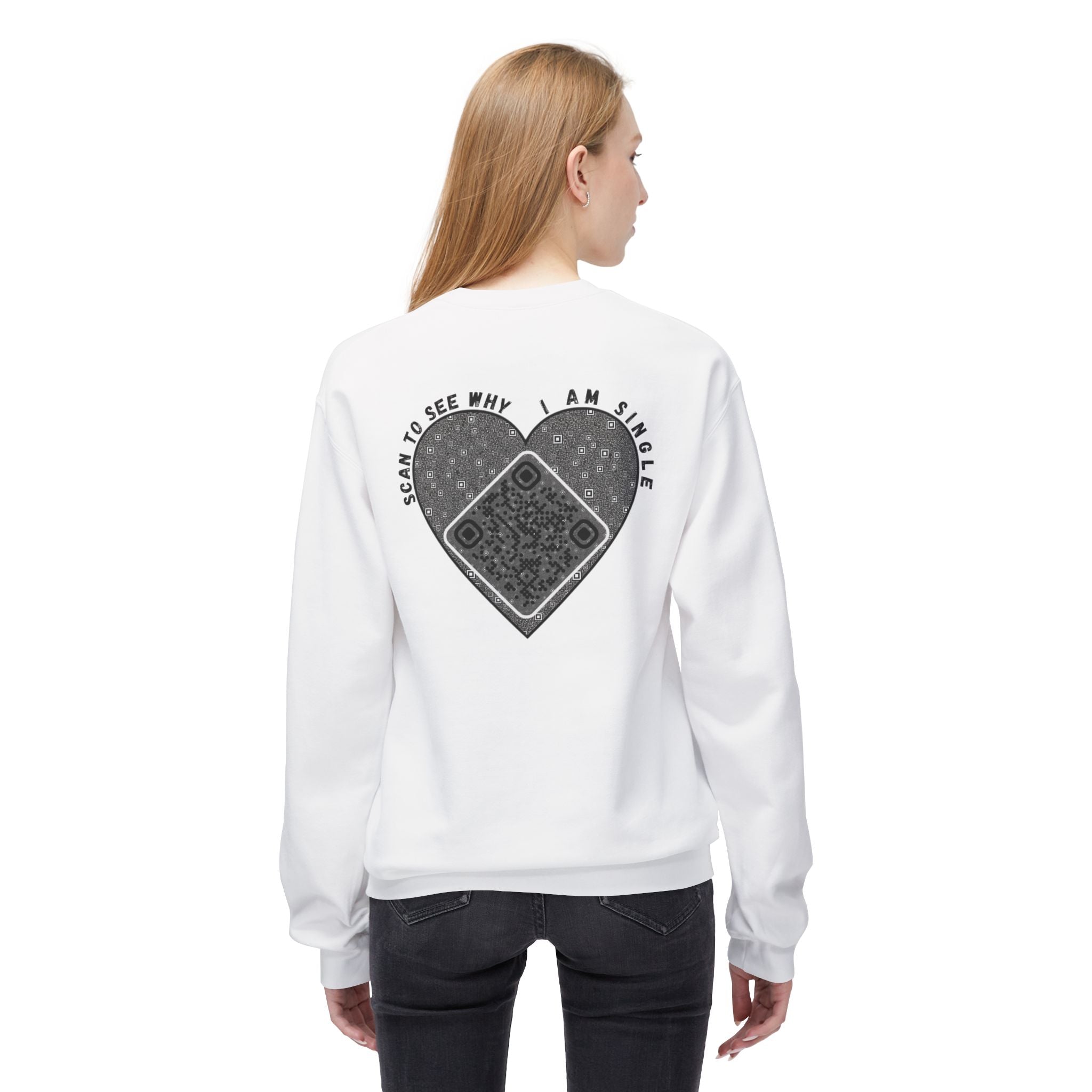Heart QR Unisex Sweatshirt