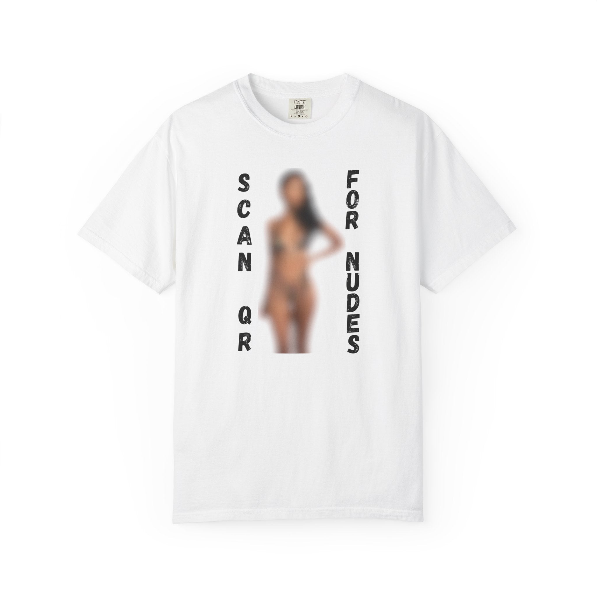 Scan For Nudes QR Woman T-Shirt