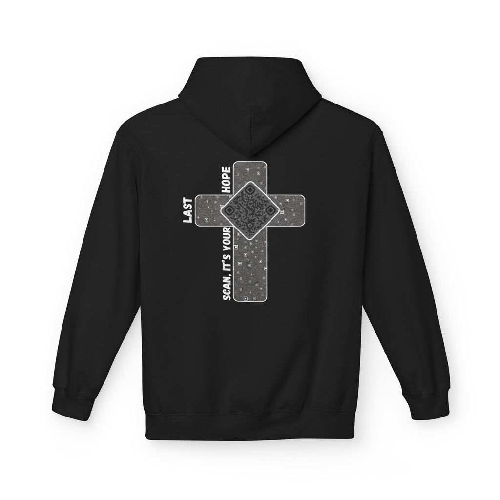 Faith QR Unisex Kangaroo Pockets Hoodie