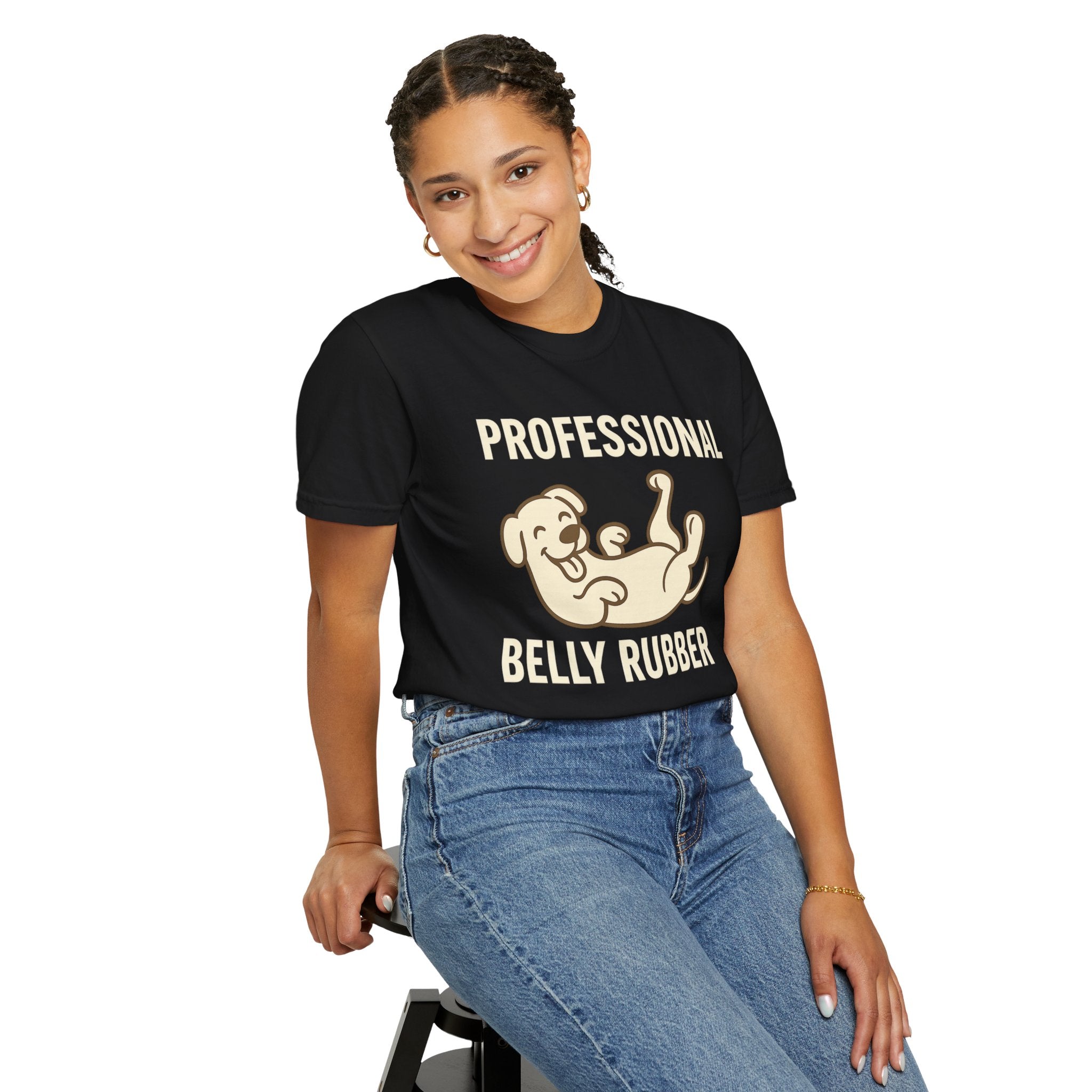 Dog Belly Rubber Unisex T-Shirt