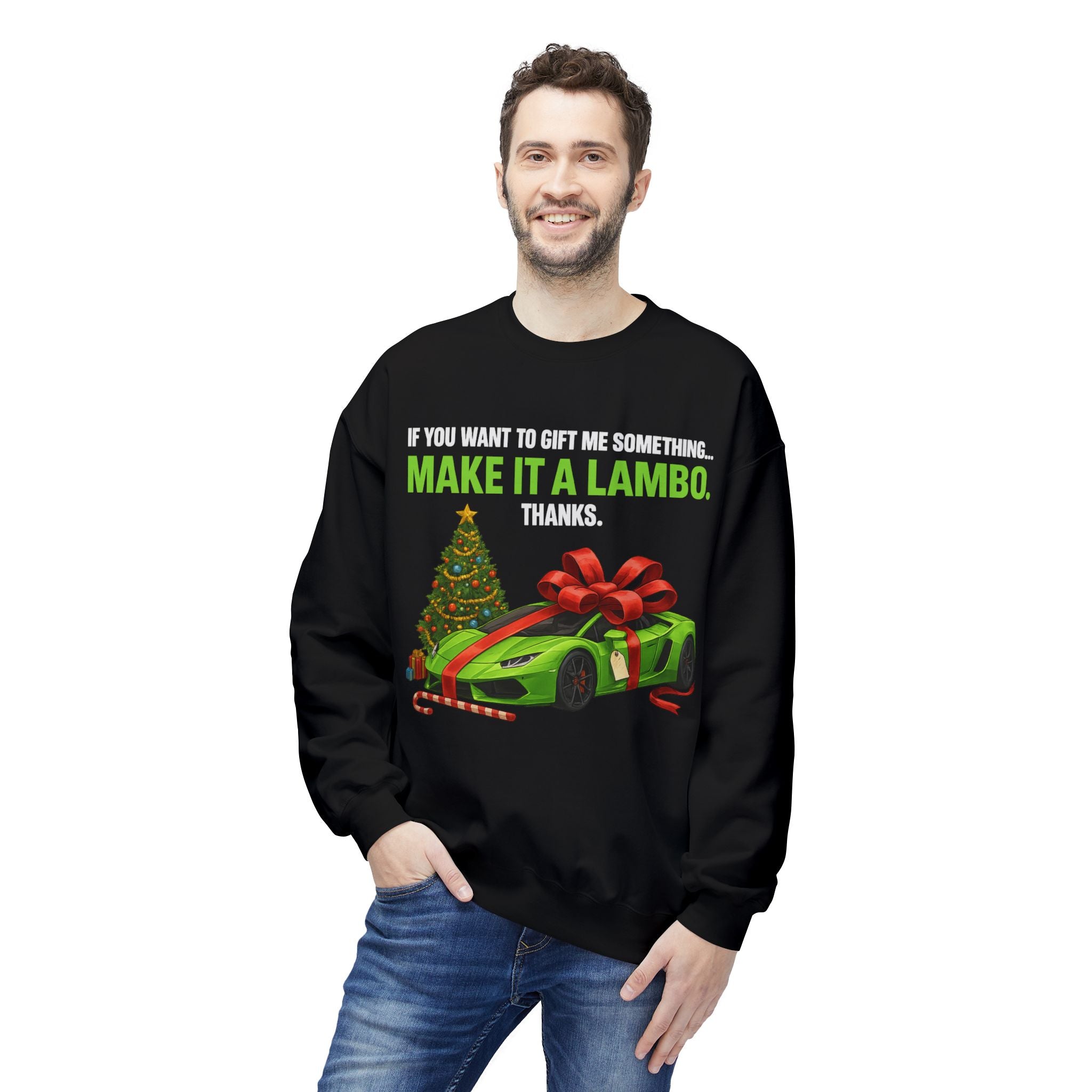 Christmas Gift Make It Lambo Unisex Sweatshirt