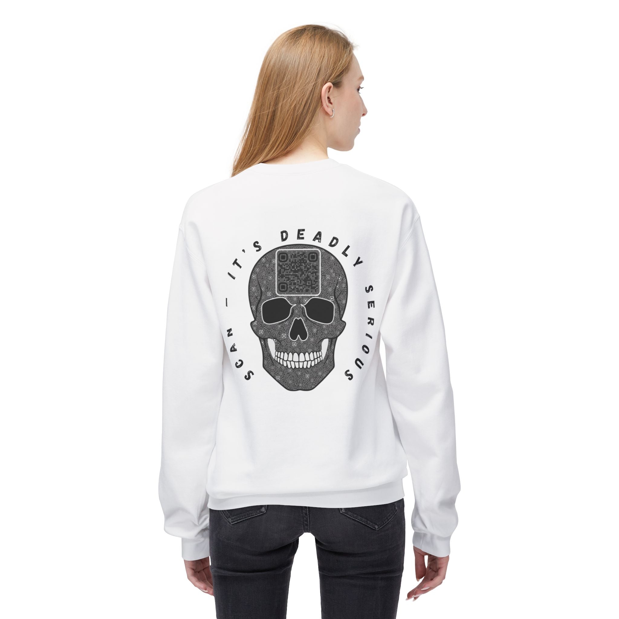 Skull QR Unisex Sweatshirt