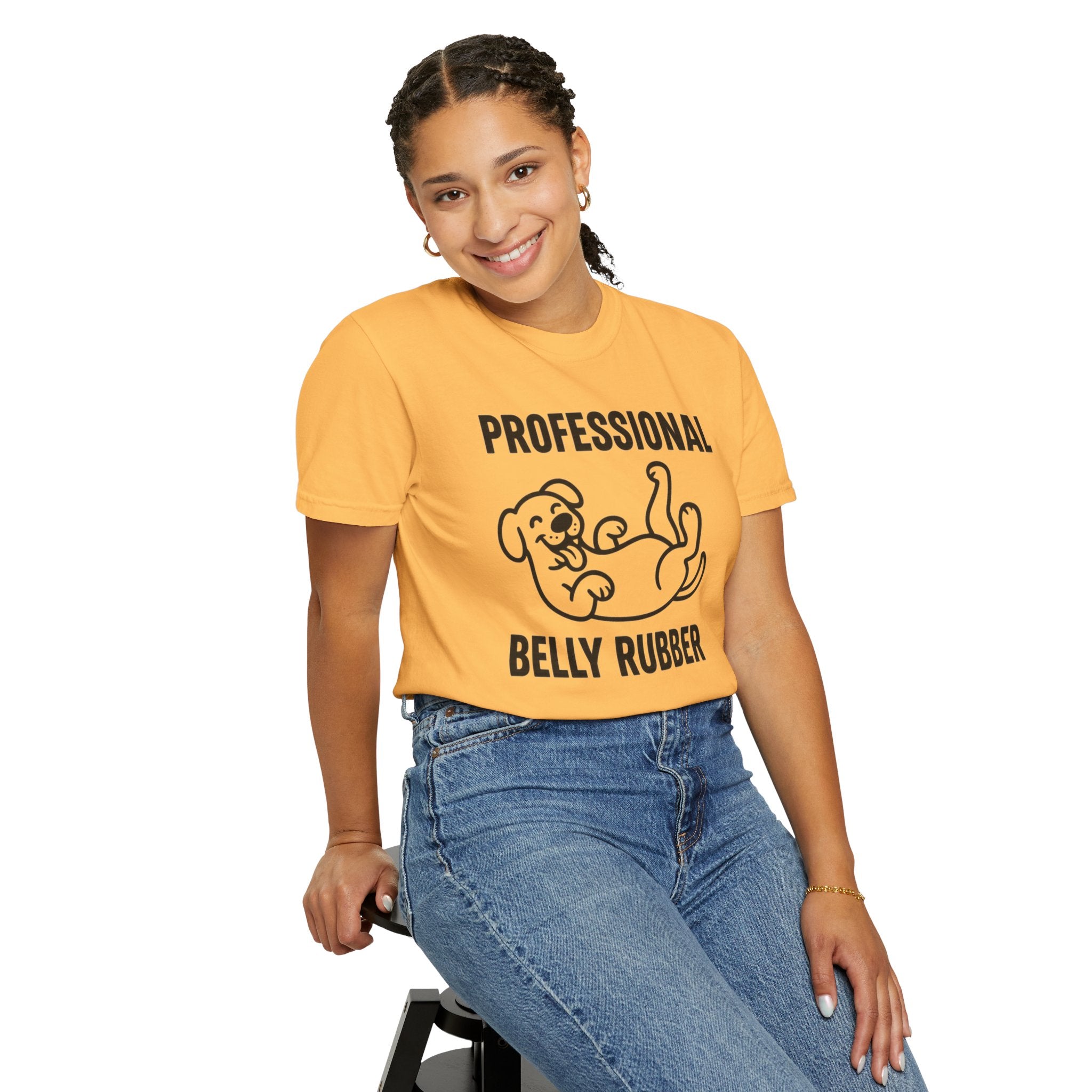 Dog Belly Rubber Unisex T-Shirt