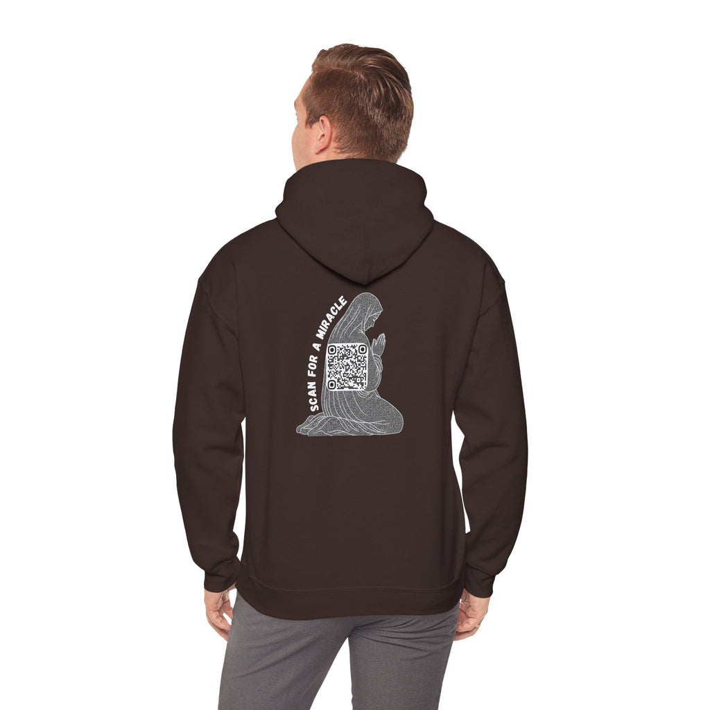 Miracle QR Unisex Kangaroo Pockets Hoodie