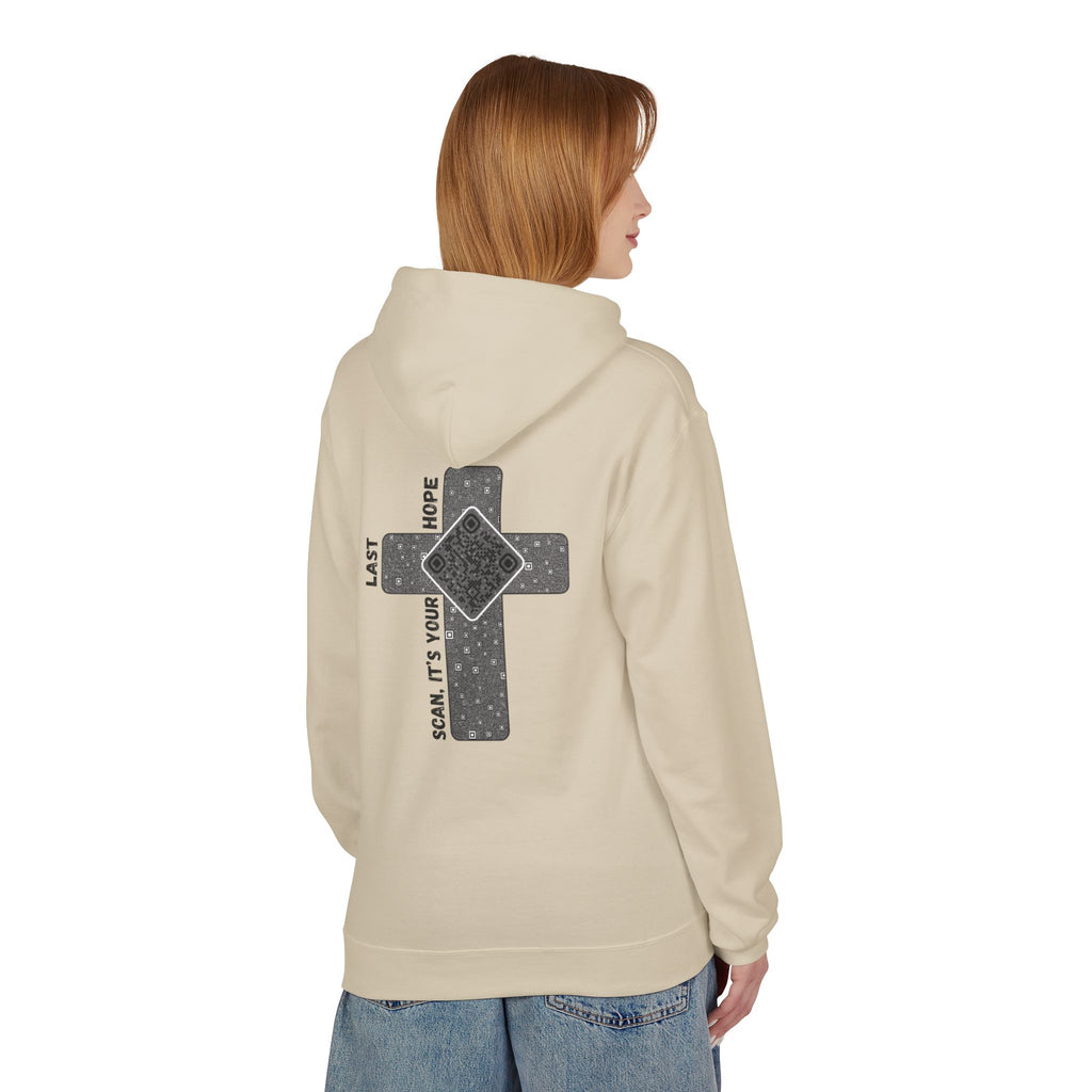 Faith QR Unisex Kangaroo Pockets Hoodie