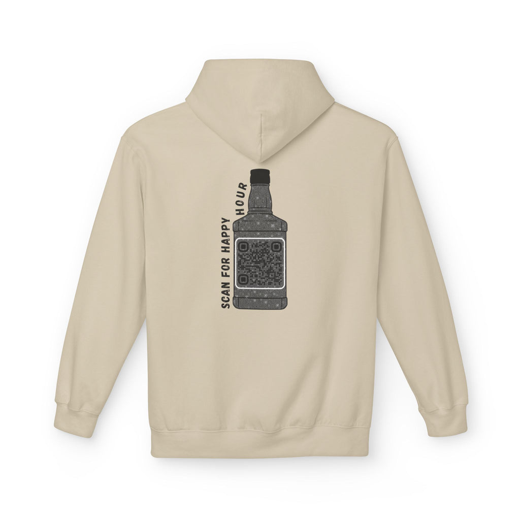 Whiskey QR Unisex Kangaroo Pockets Hoodie