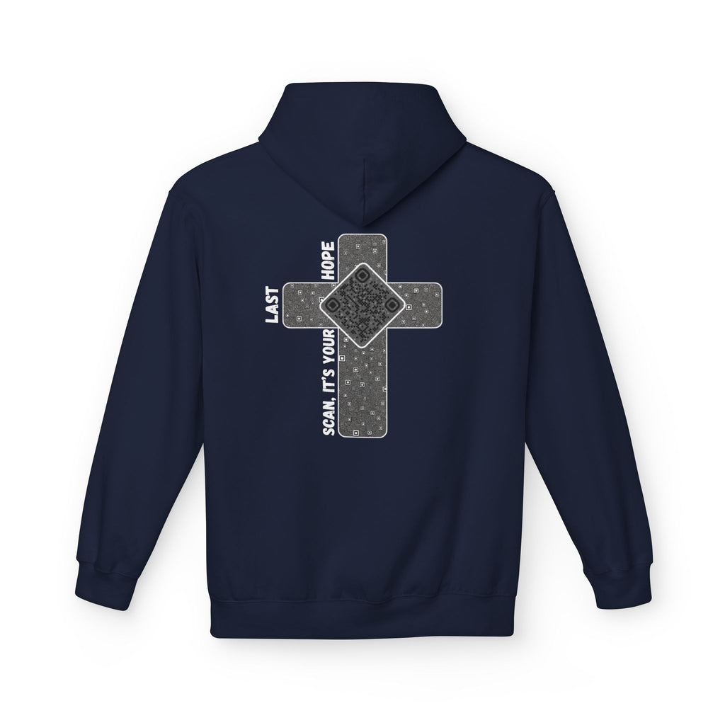 Faith QR Unisex Kangaroo Pockets Hoodie