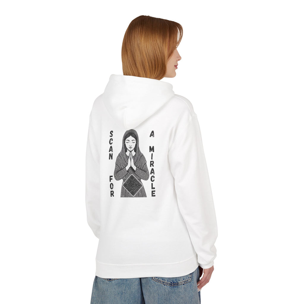 Miracle QR Unisex Kangaroo Pockets Hoodie