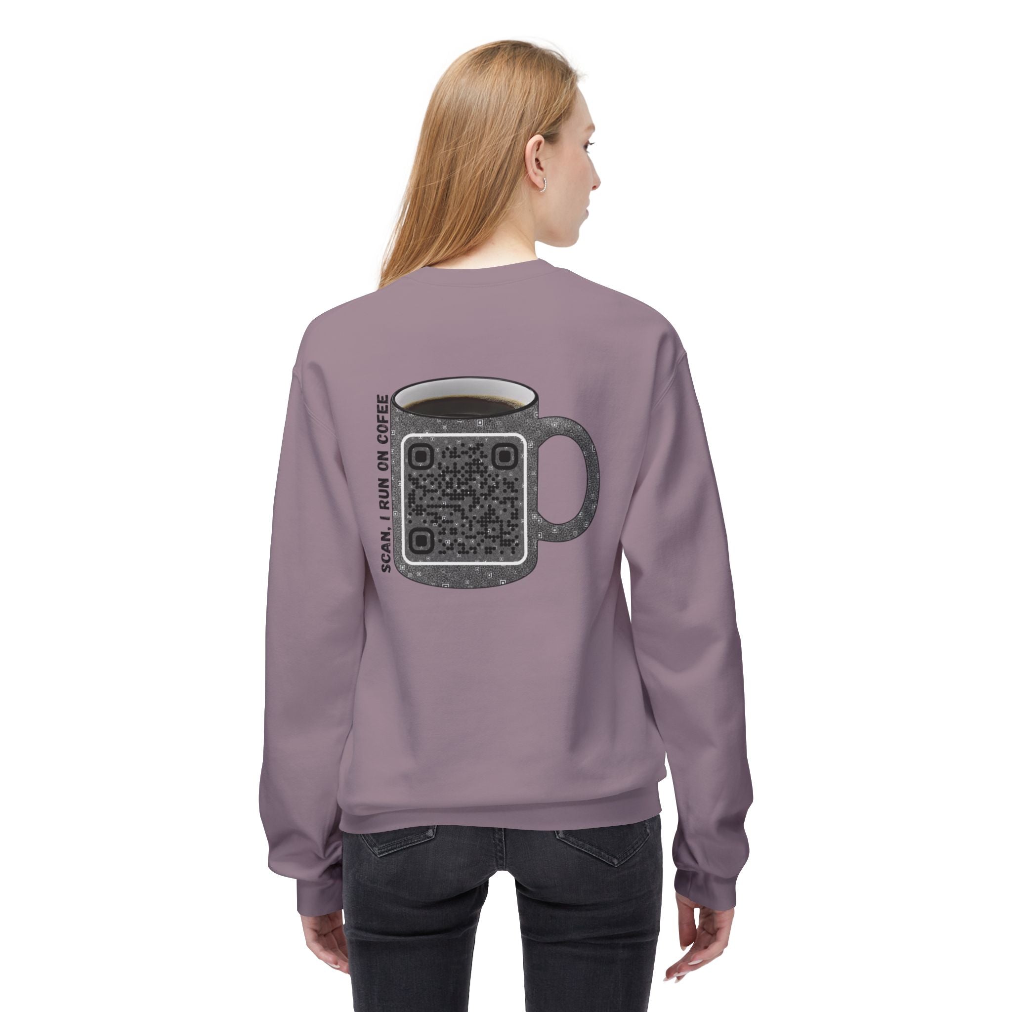 Caffeine QR Unisex Sweatshirt