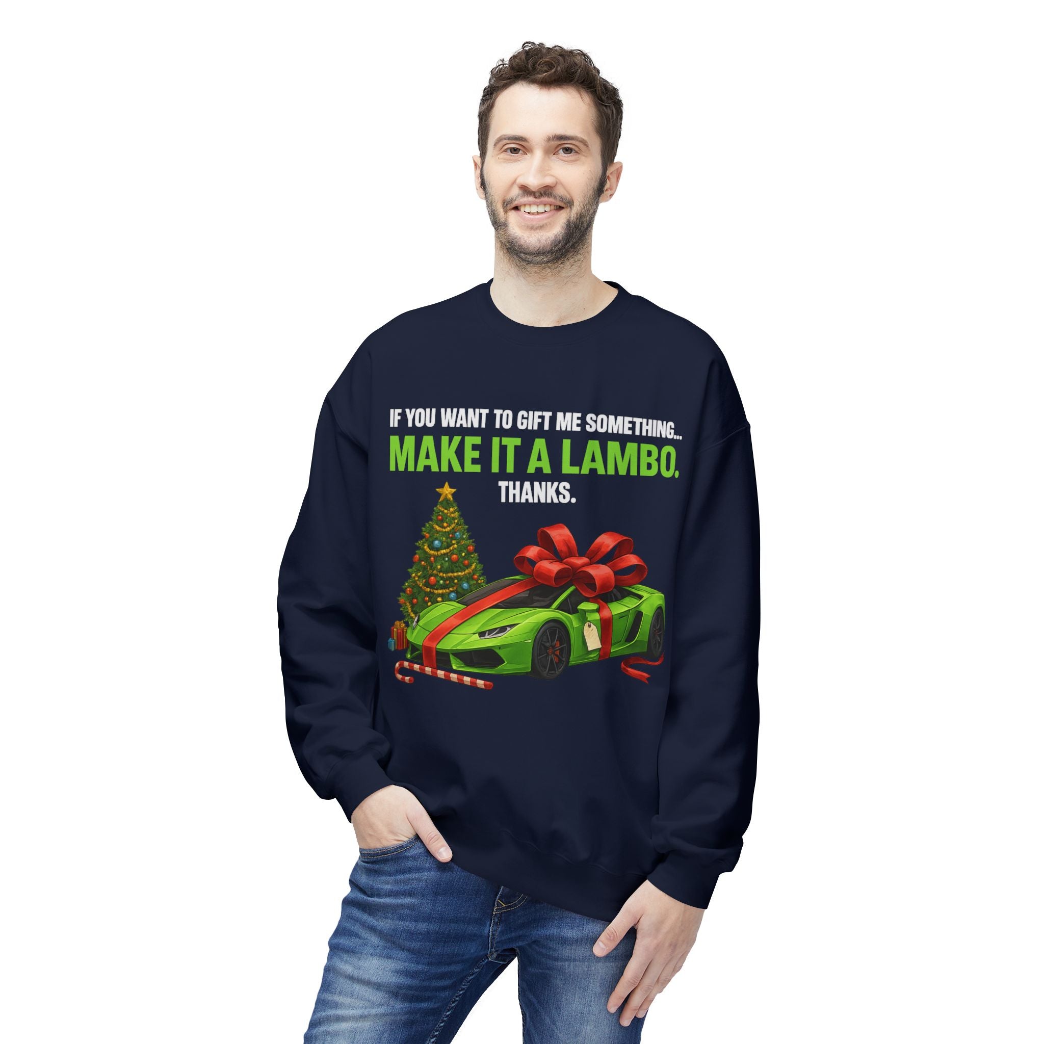 Christmas Gift Make It Lambo Unisex Sweatshirt