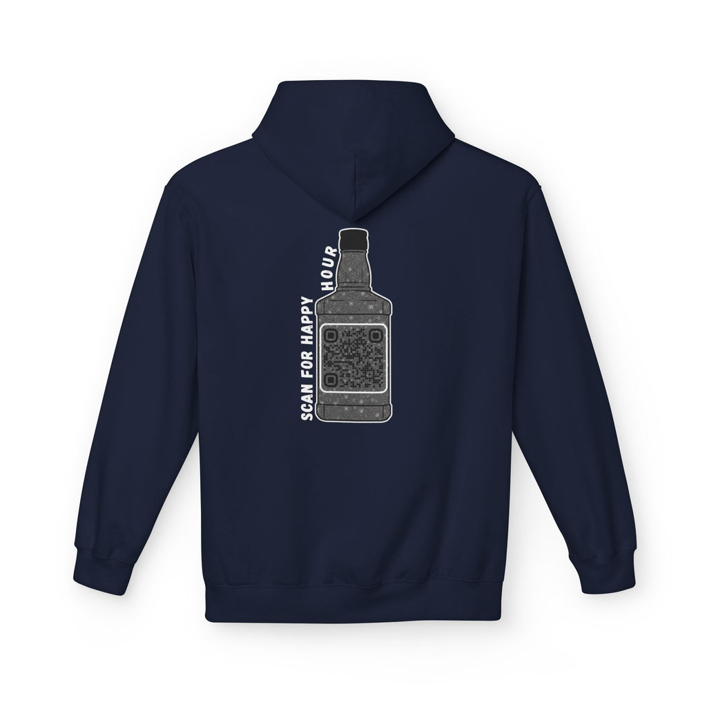 Whiskey QR Unisex Kangaroo Pockets Hoodie