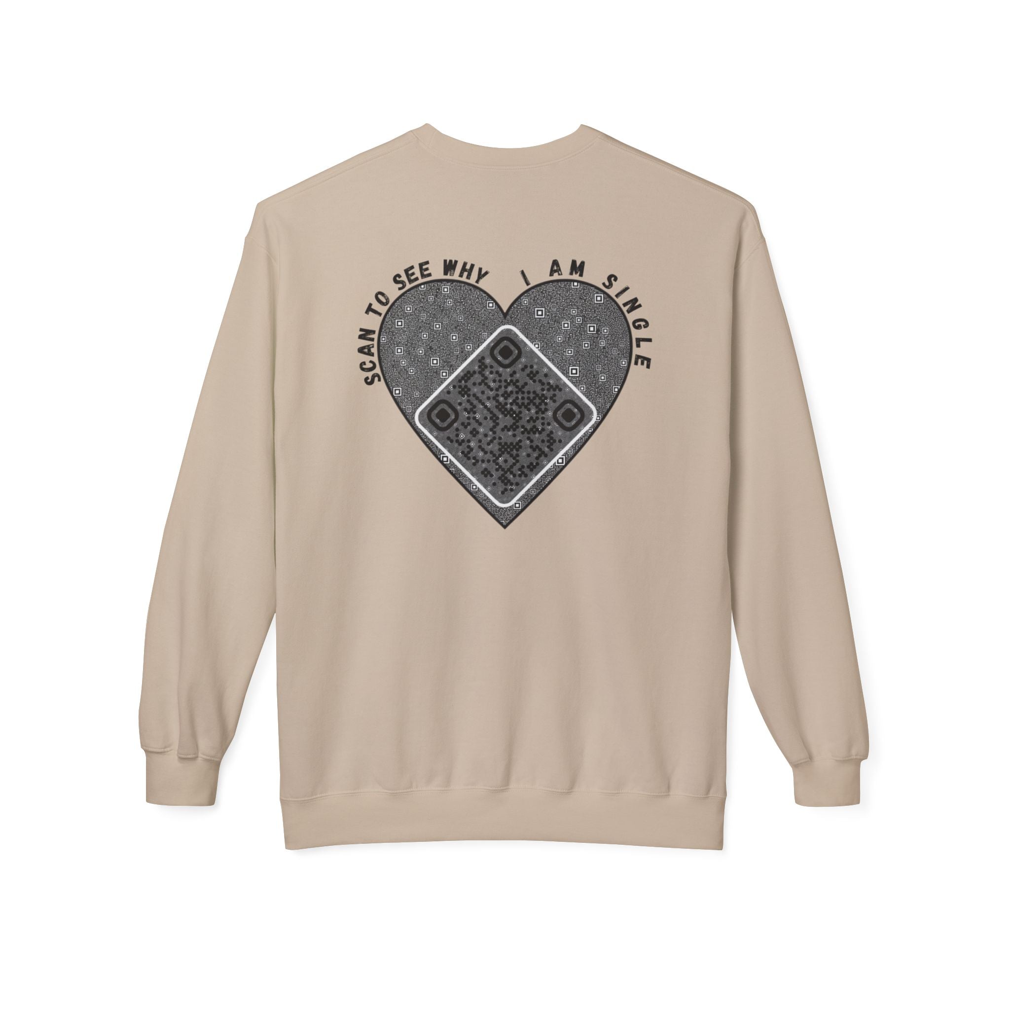 Heart QR Unisex Sweatshirt