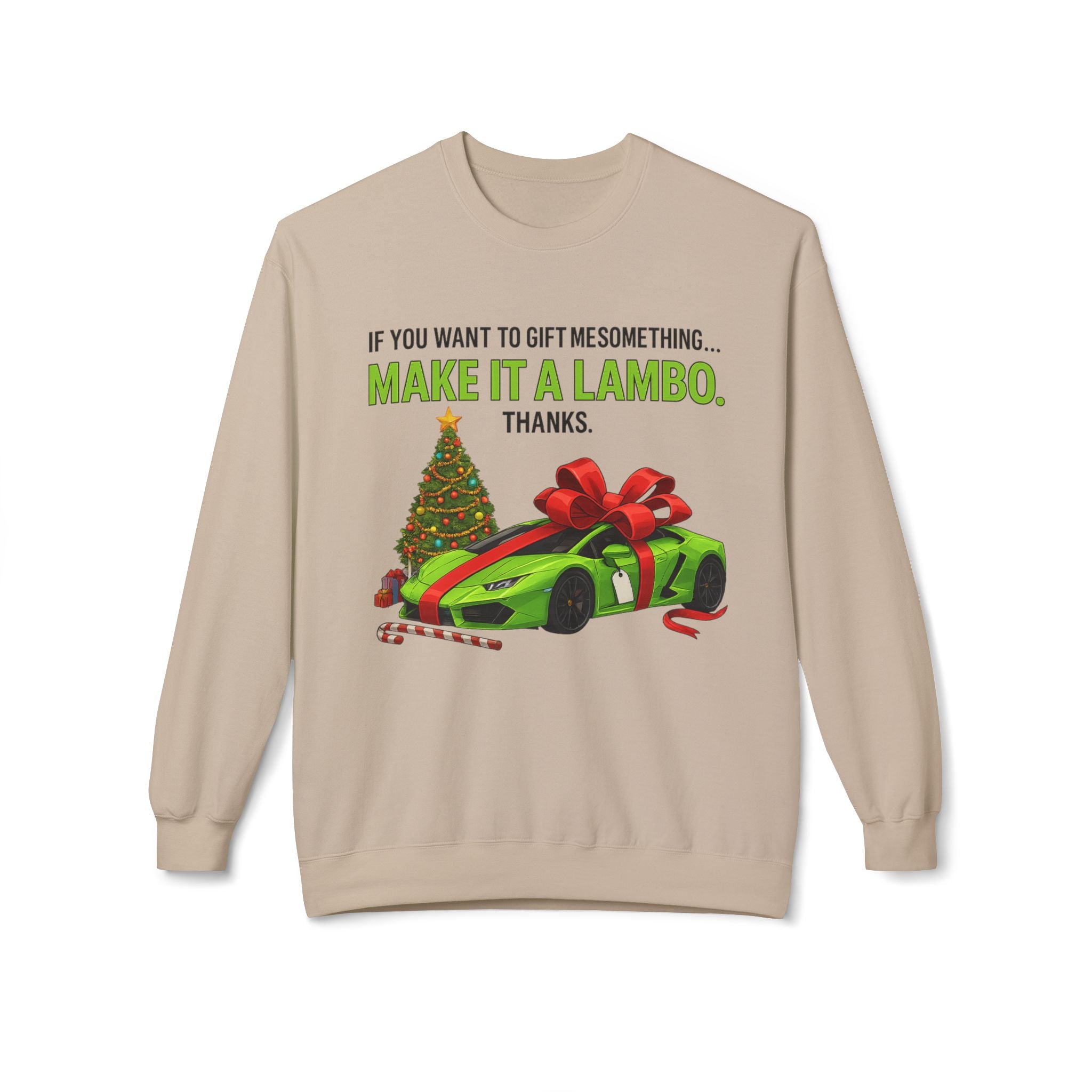 Christmas Gift Make It Lambo Unisex Sweatshirt