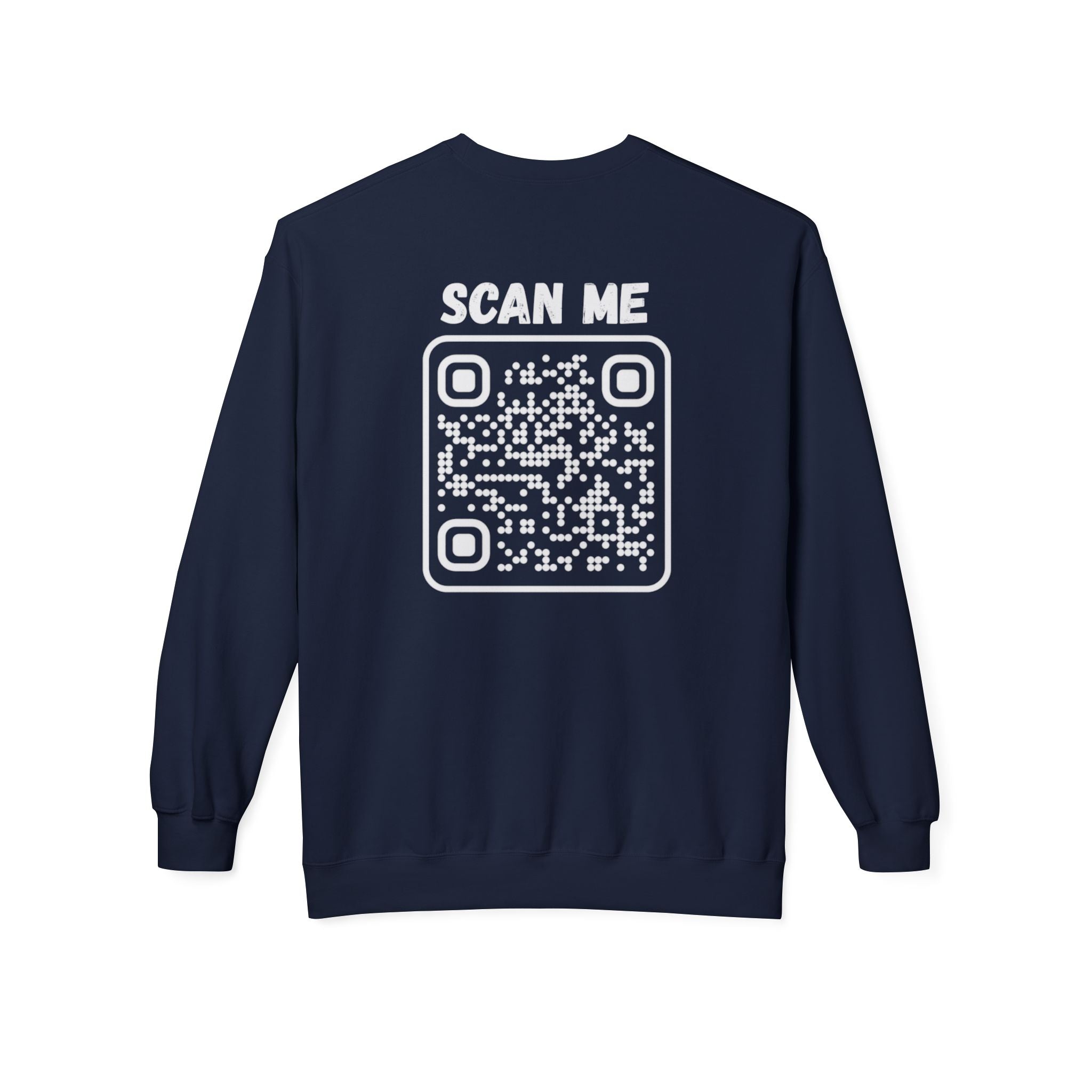 Scan For Nudes QR Man Sweatshirt