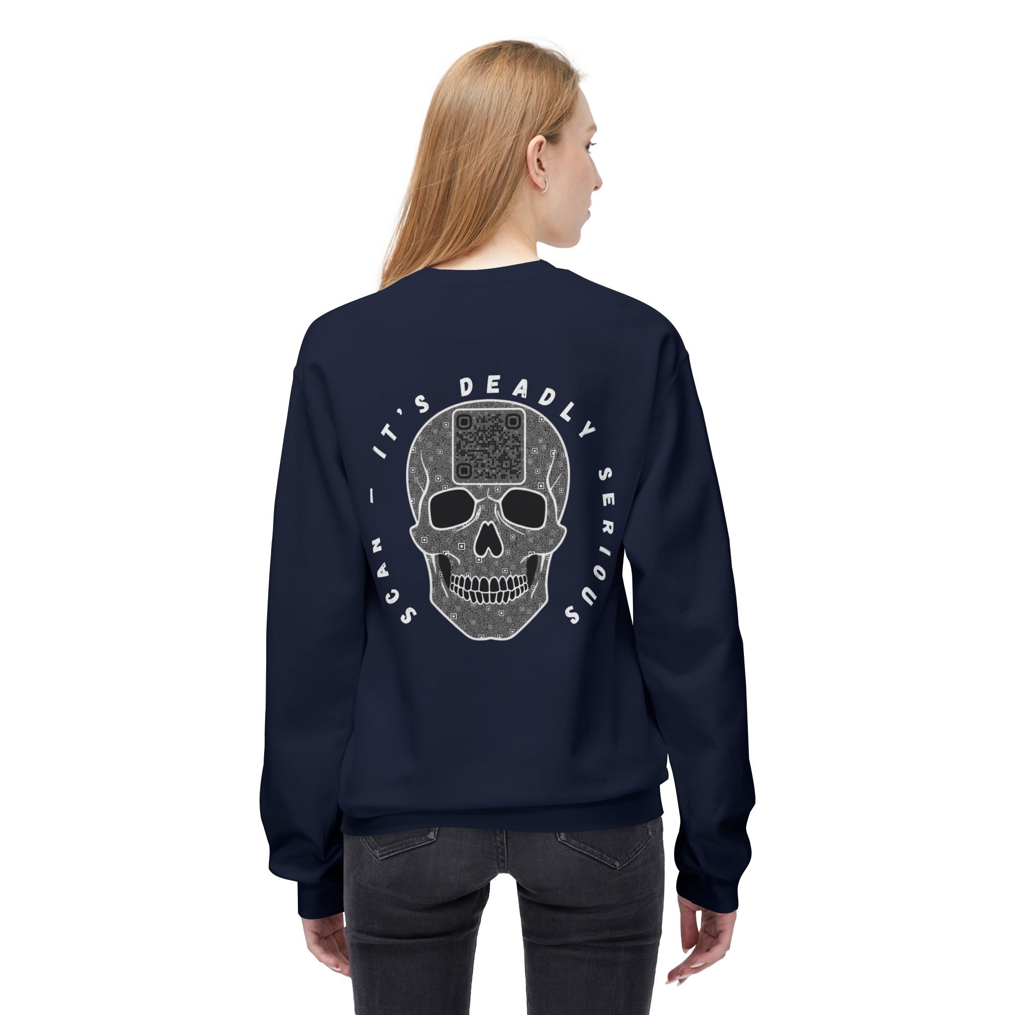 Skull QR Unisex Sweatshirt