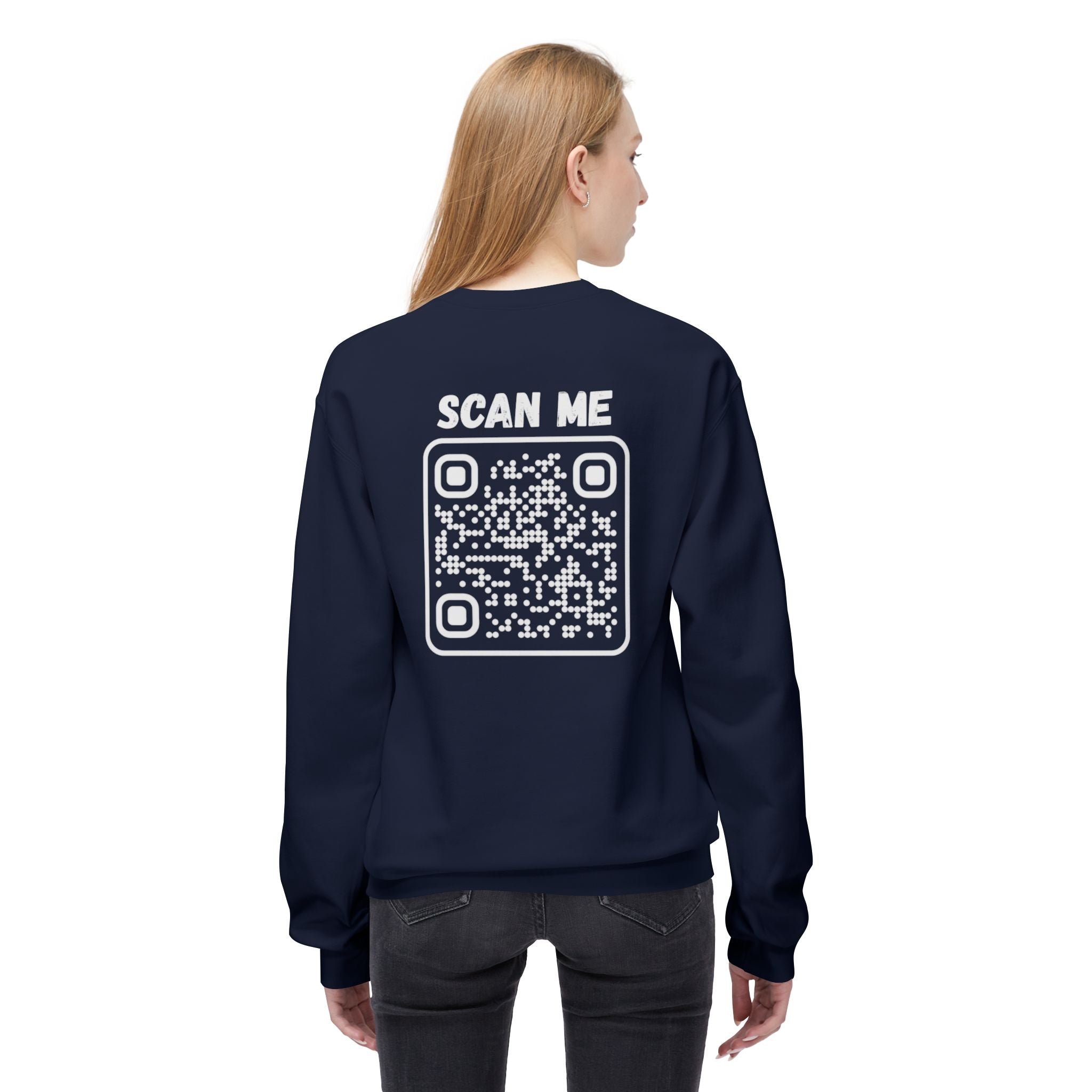 Scan For Nudes QR Woman Sweatshirt