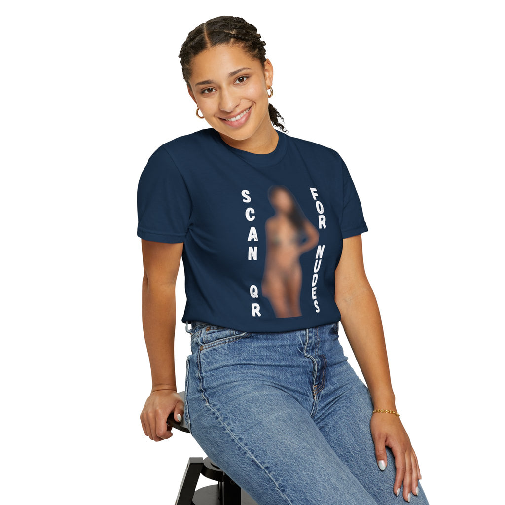 Scan For Nudes QR Woman T-Shirt
