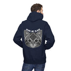 Cat QR Unisex Kangaroo Pockets Hoodie