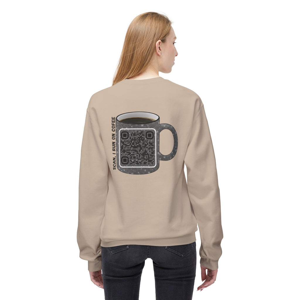 Caffeine QR Unisex Sweatshirt