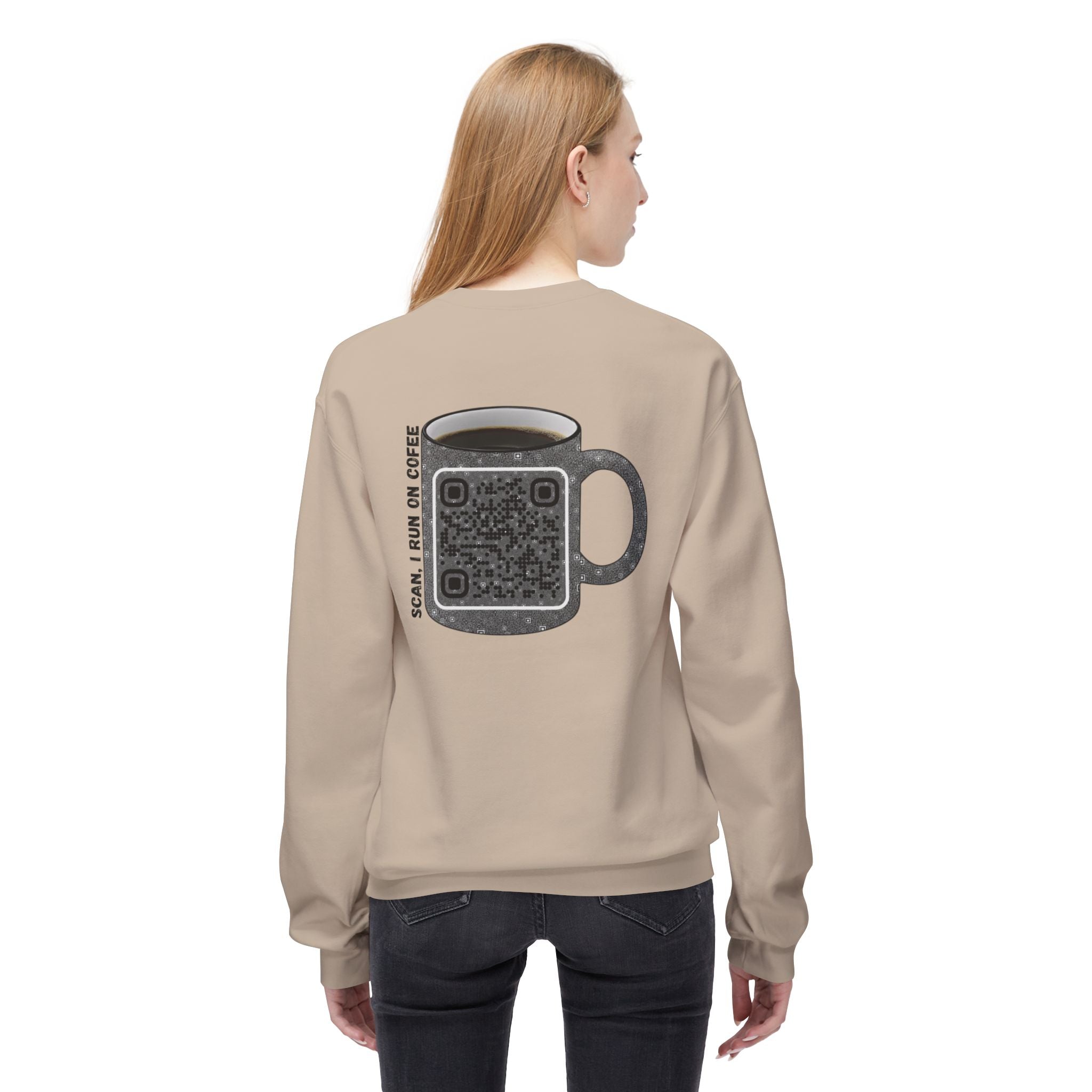 Caffeine QR Unisex Sweatshirt