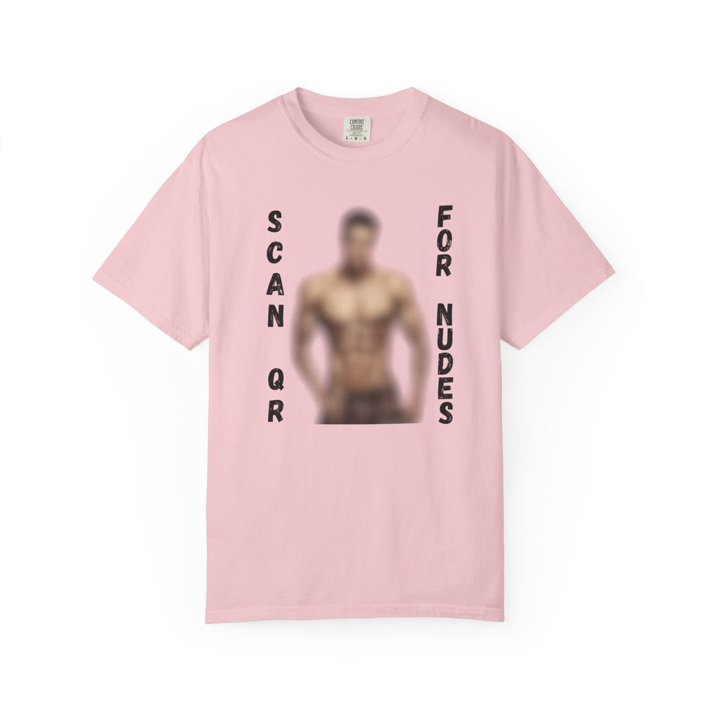 Scan For Nudes QR Man T-Shirt