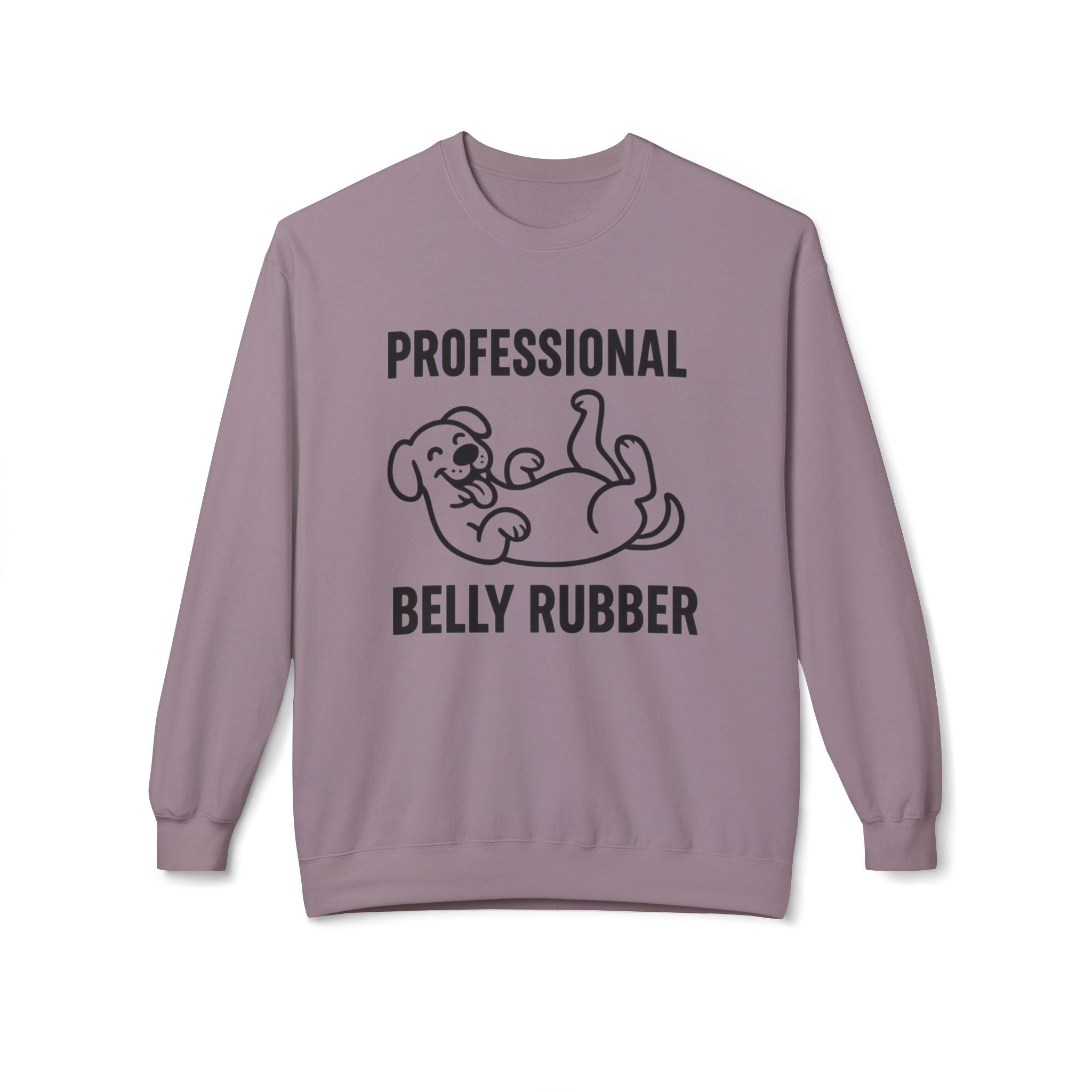 Dog Belly Rubber Unisex Sweatshirt