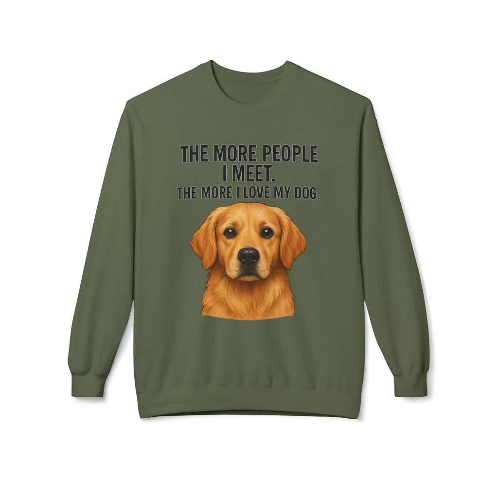 Love My Dog More Unisex Sweatshirt
