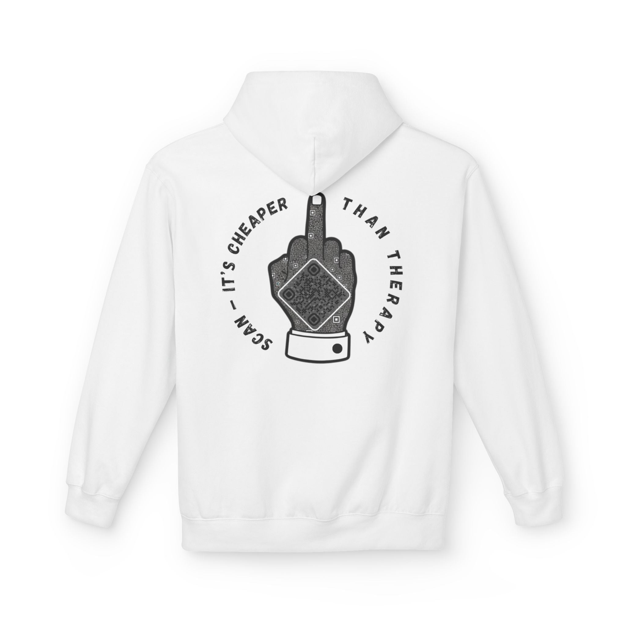 Attitude QR Unisex Kangaroo Pockets Hoodie