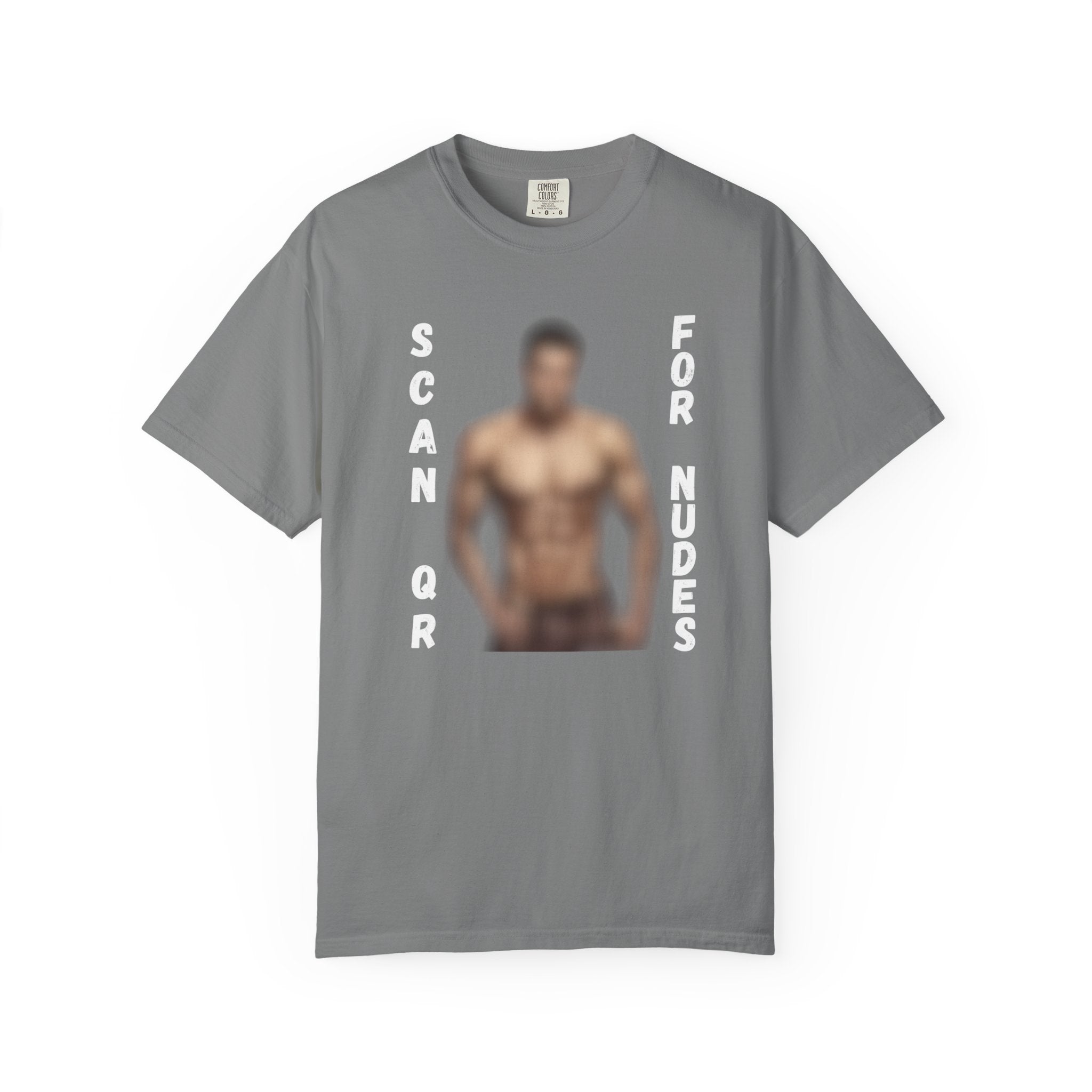 Scan For Nudes QR Man T-Shirt