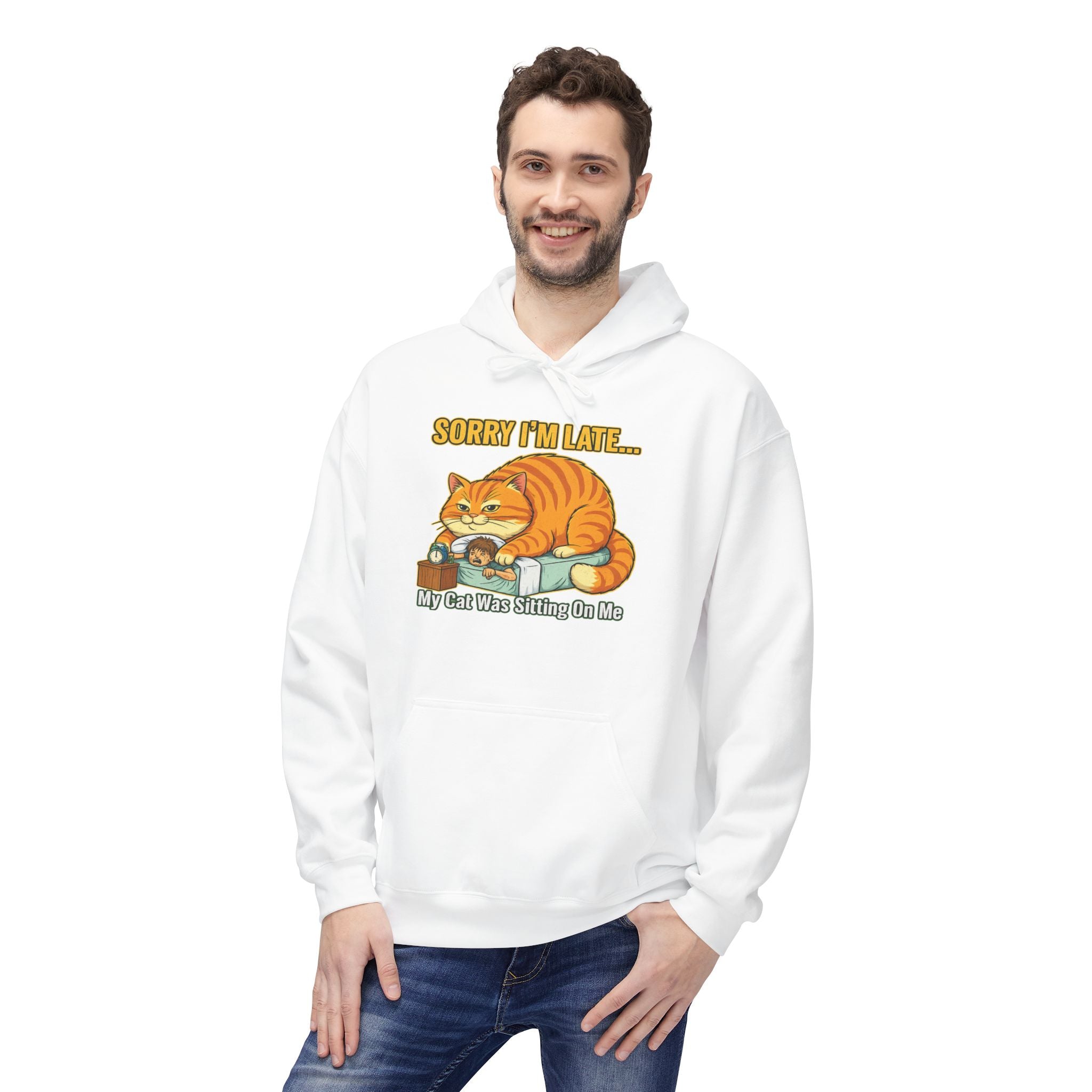 Blame My Cat Unisex Kangaroo Pocket Hoodie