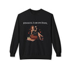 Finally On Date Woman Unisex Sweatshirt