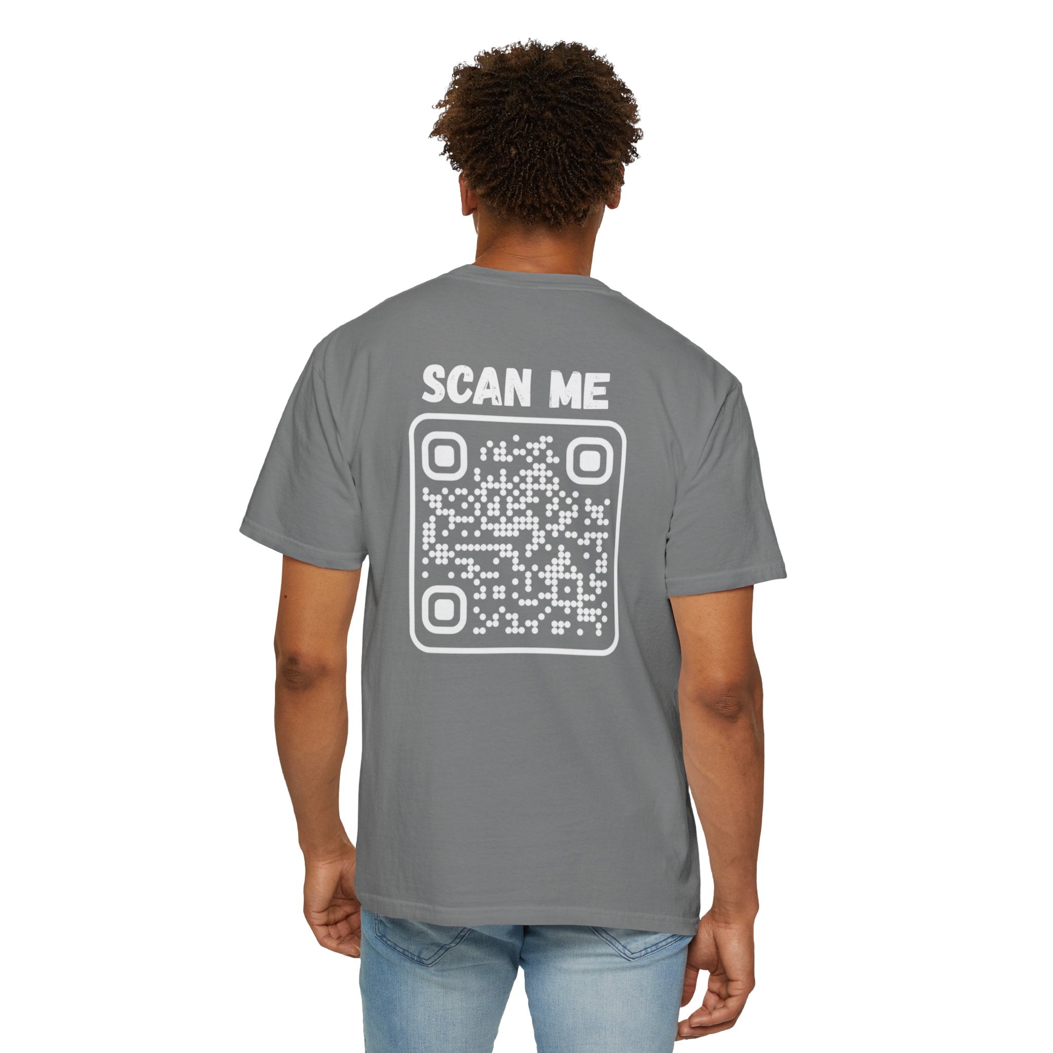 Scan For Nudes QR Man T-Shirt