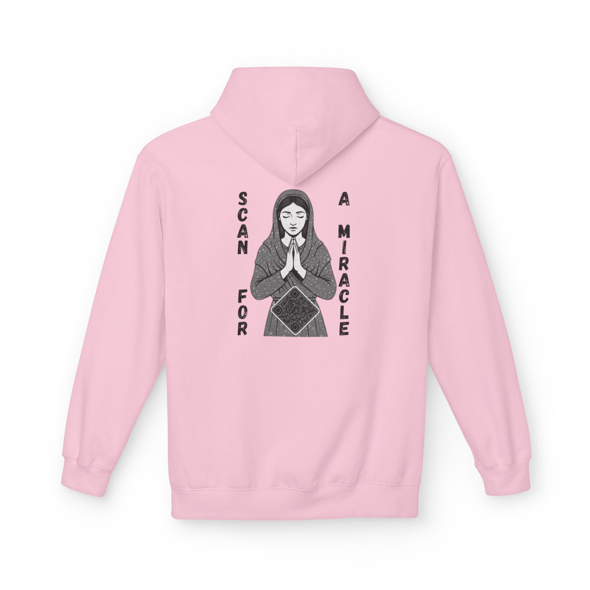 Miracle QR Unisex Kangaroo Pockets Hoodie