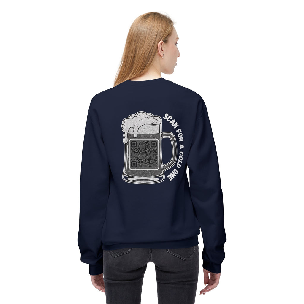 Beer Mug QR Unisex Sweatshirt