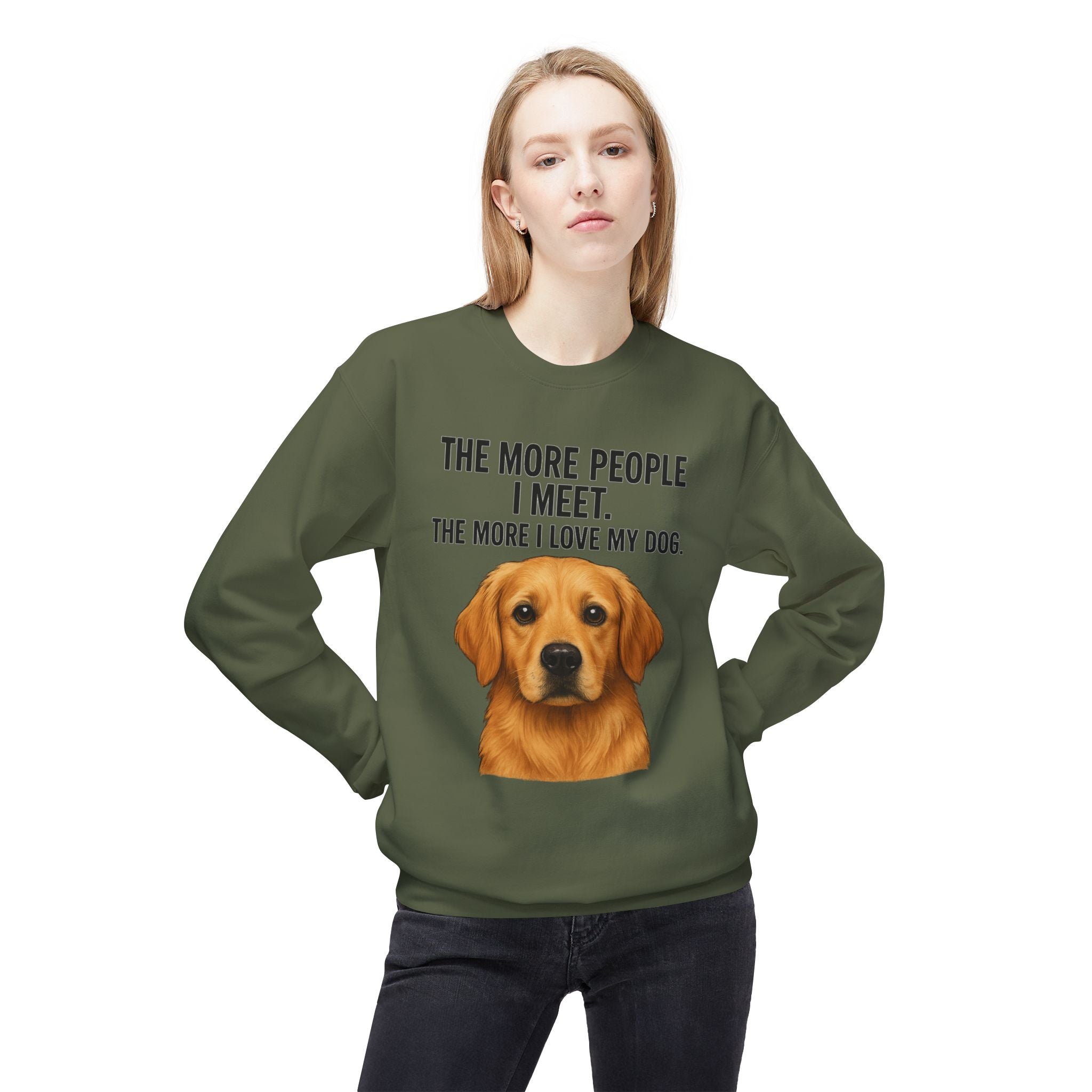 Love My Dog More Unisex Sweatshirt