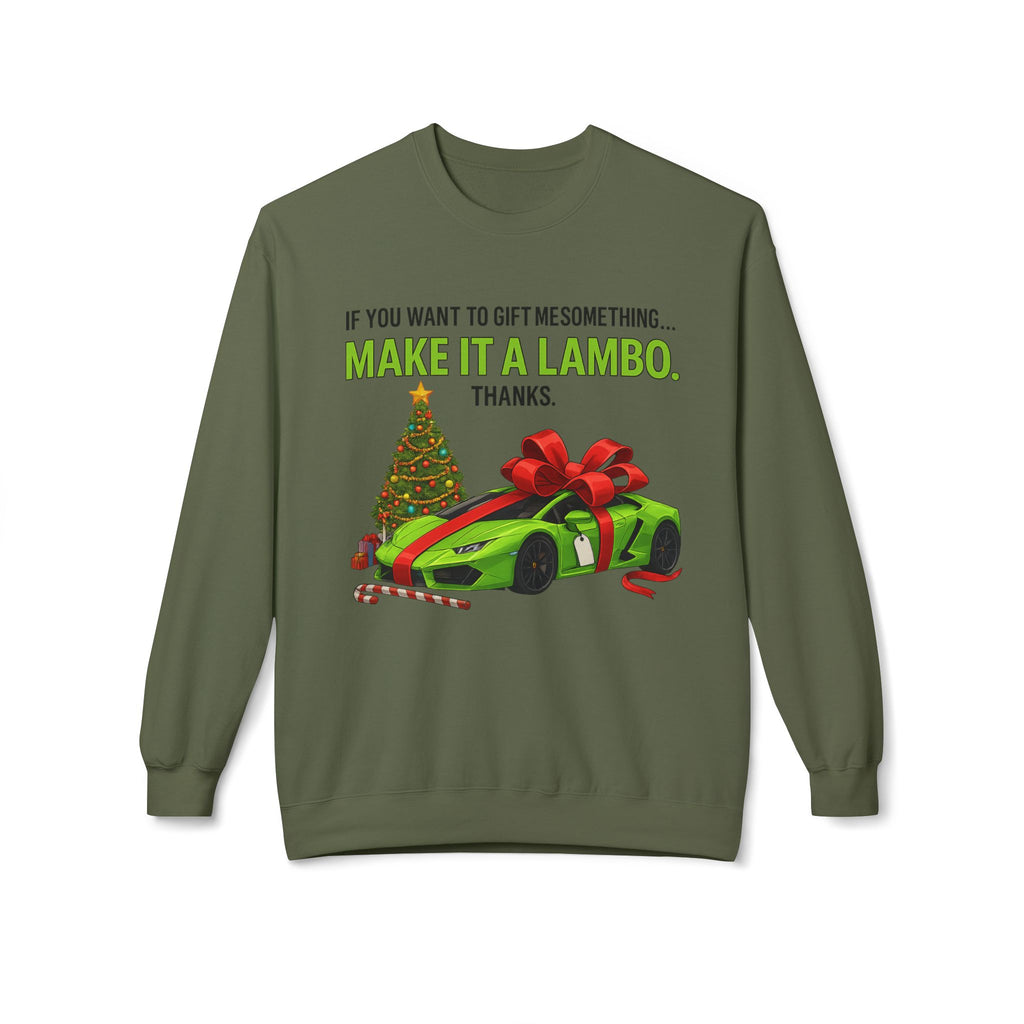 Christmas Gift Make It Lambo Unisex Sweatshirt