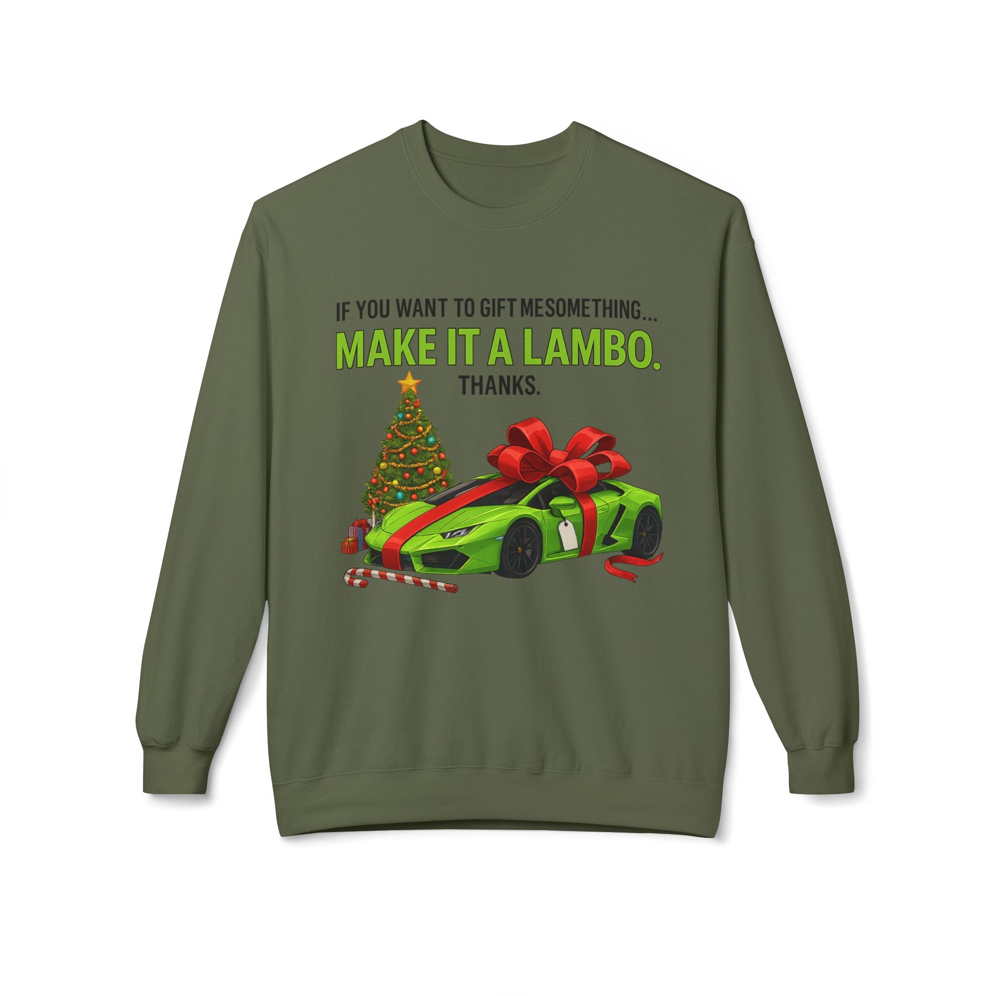Christmas Gift Make It Lambo Unisex Sweatshirt