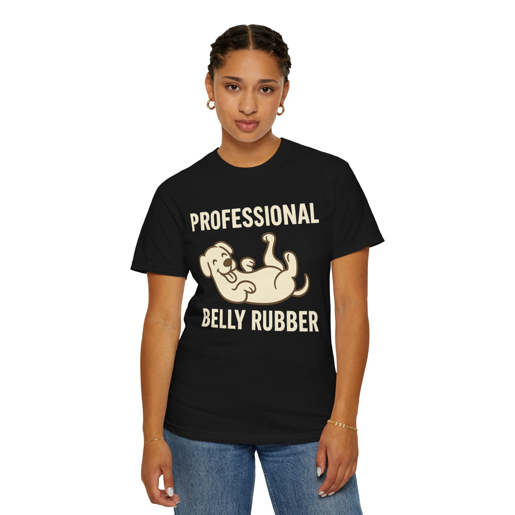 Dog Belly Rubber Unisex T-Shirt