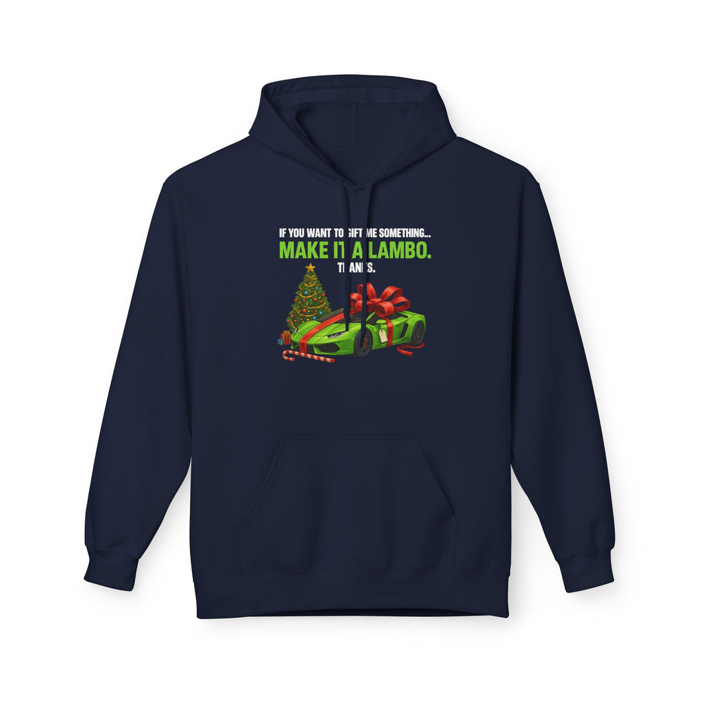 Christmas Gift Make It Lambo Unisex Kangaroo Pocket Hoodie