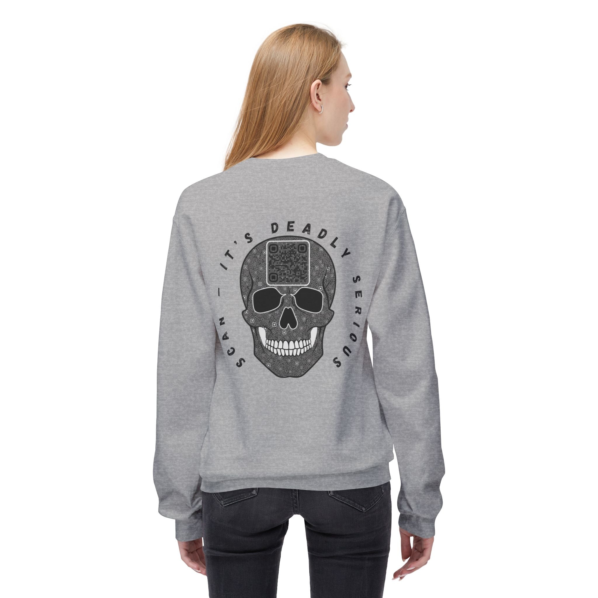 Skull QR Unisex Sweatshirt