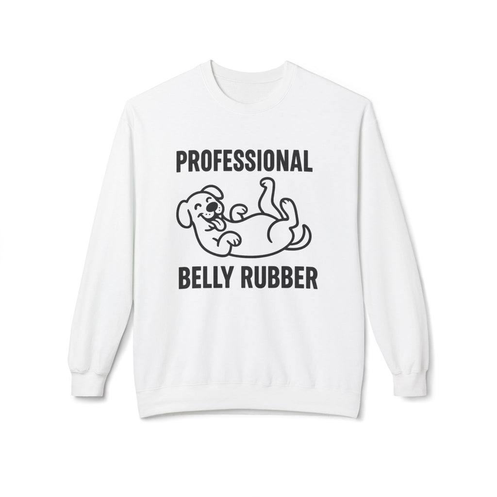 Dog Belly Rubber Unisex Sweatshirt