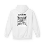 Scan For Nudes QR Man Kangaroo Pockets Hoodie