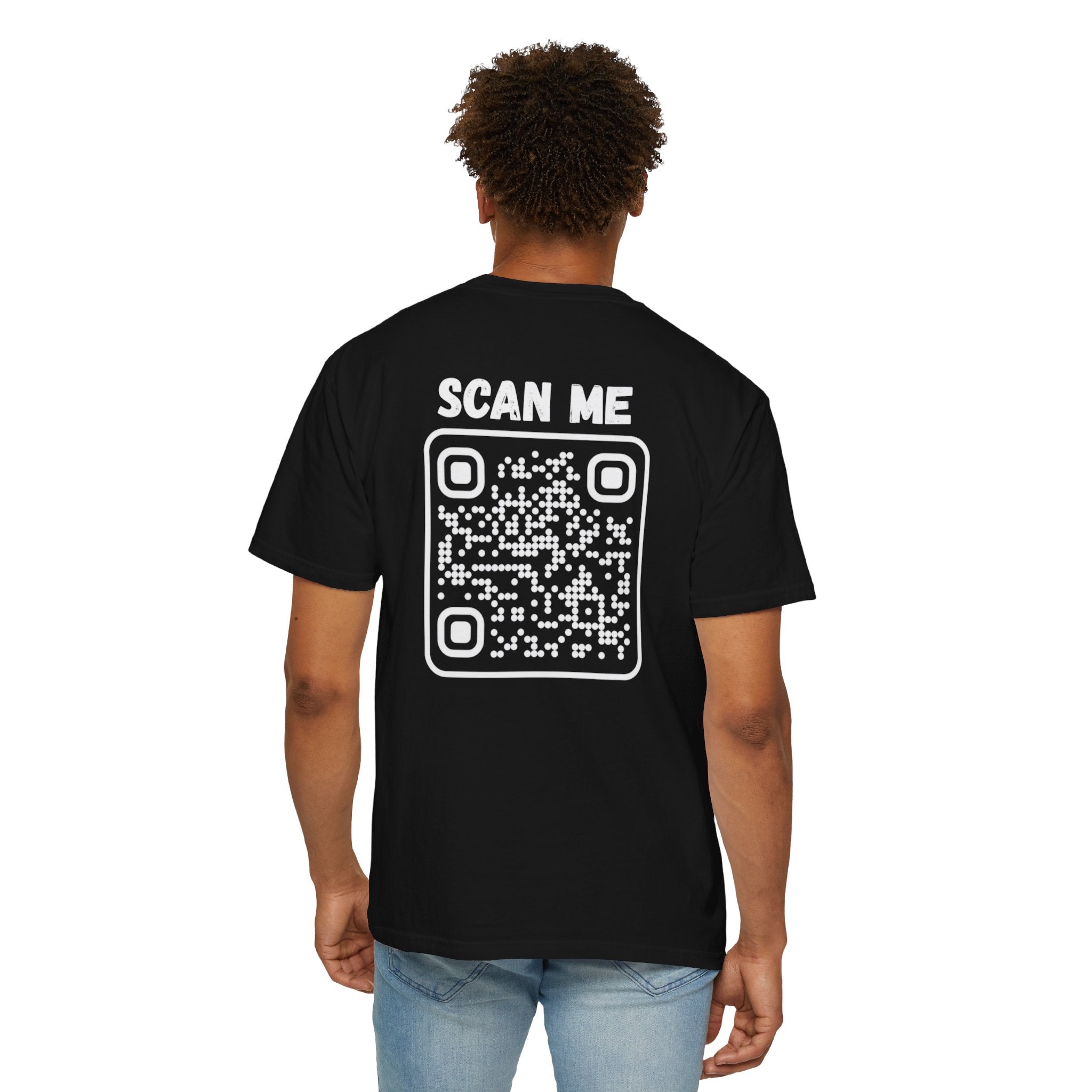 Scan For Nudes QR Man T-Shirt