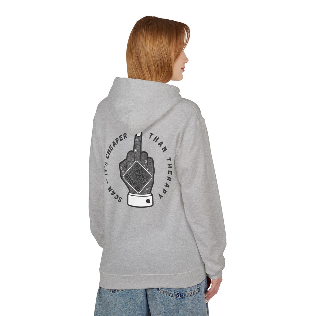 Attitude QR Unisex Kangaroo Pockets Hoodie