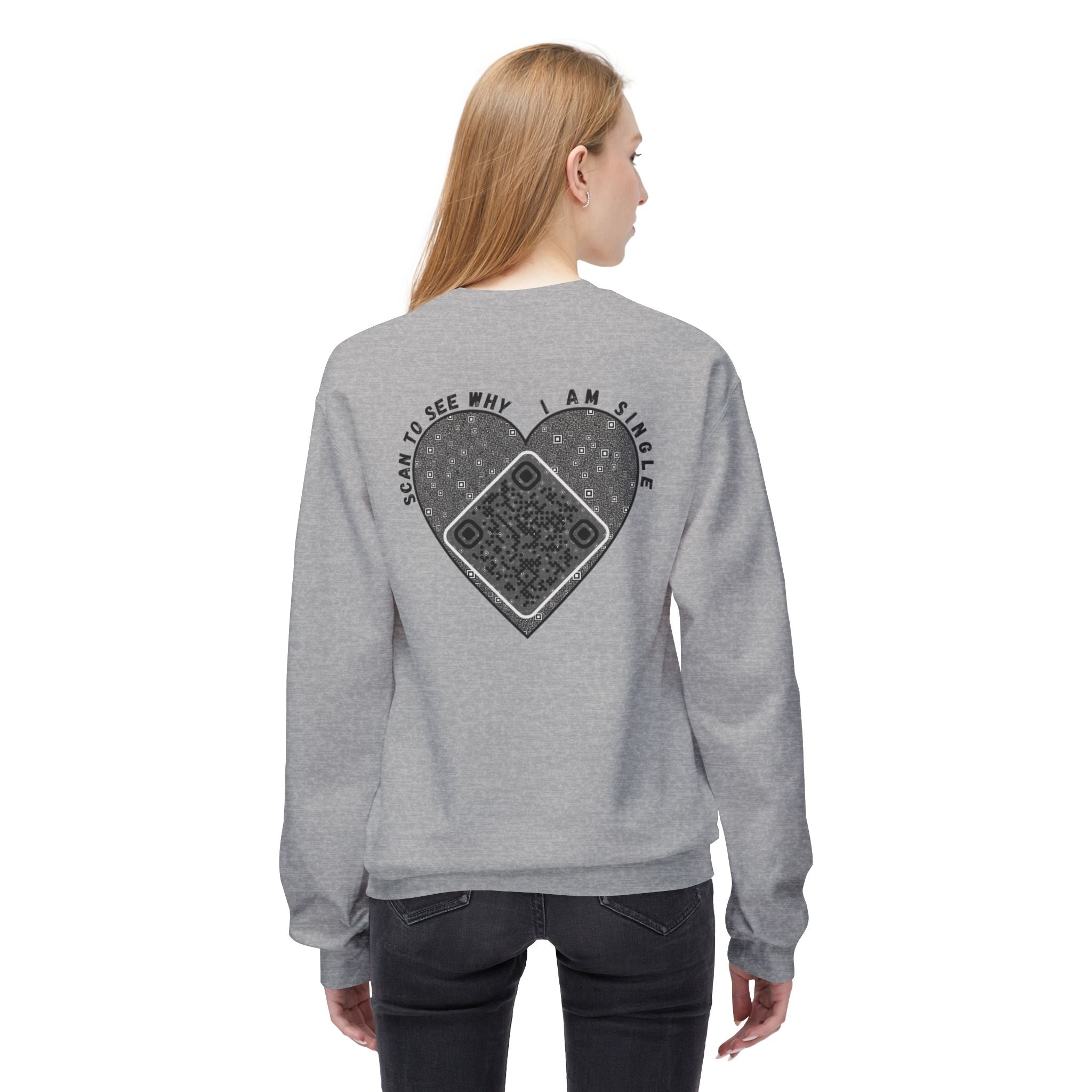 Heart QR Unisex Sweatshirt